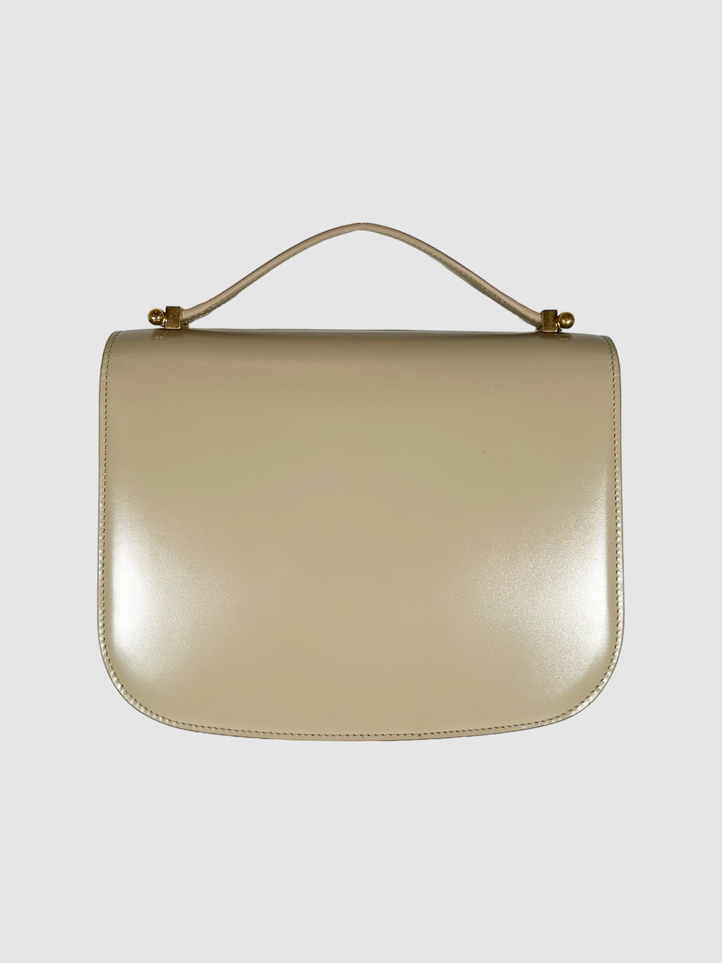 Jil Sander Cream Leather Taos Bag Consignment Secondhand Designer Luxury Resale Toronto Trendy