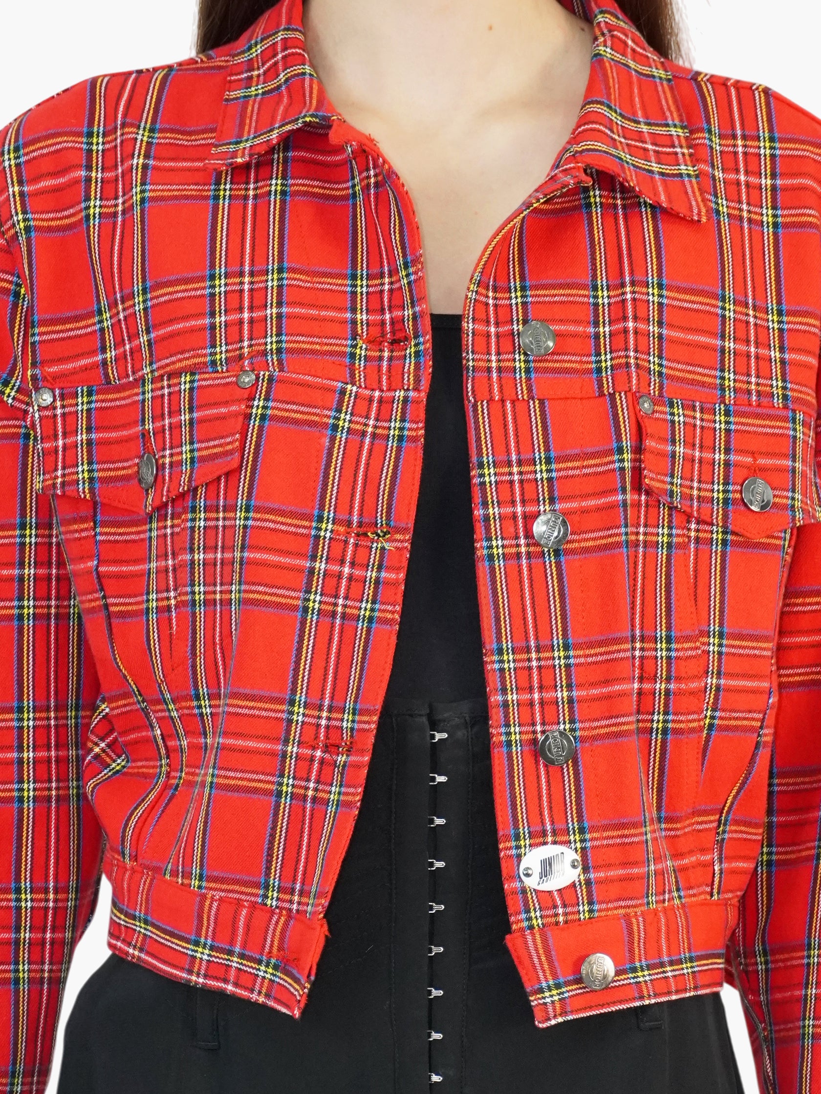 Tartan Button-Up Jacket