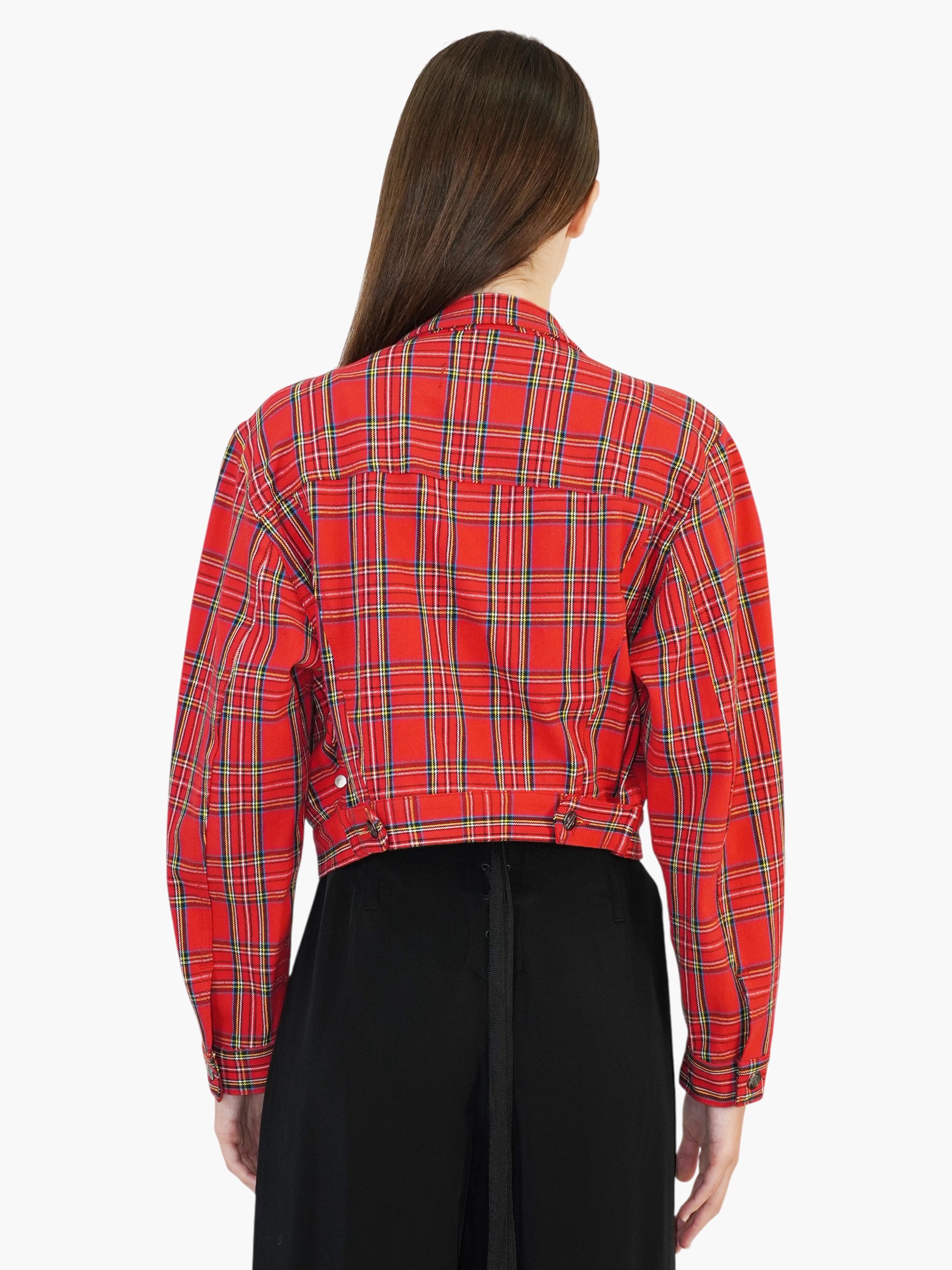 Tartan Button-Up Jacket