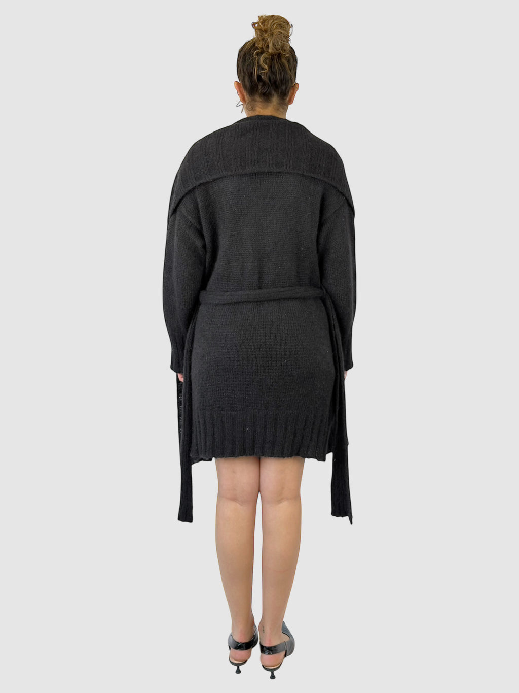 Embroidered Cardigan Dress