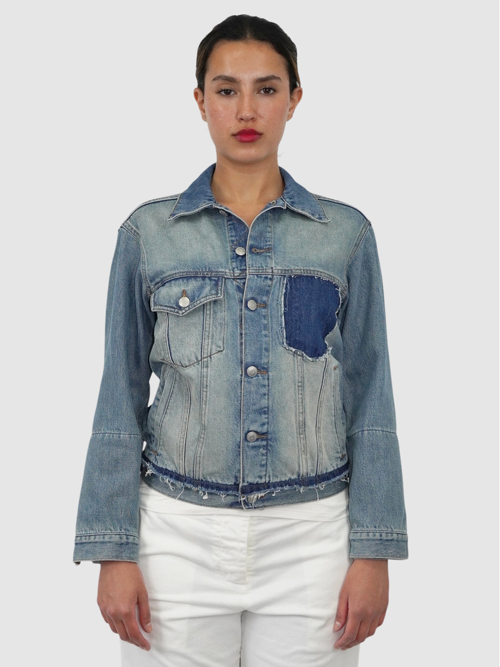 Distressed Denim Jacket