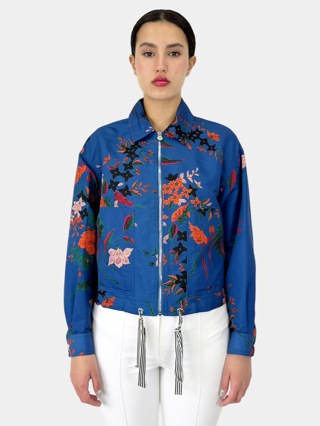 Floral Bomber Jacket