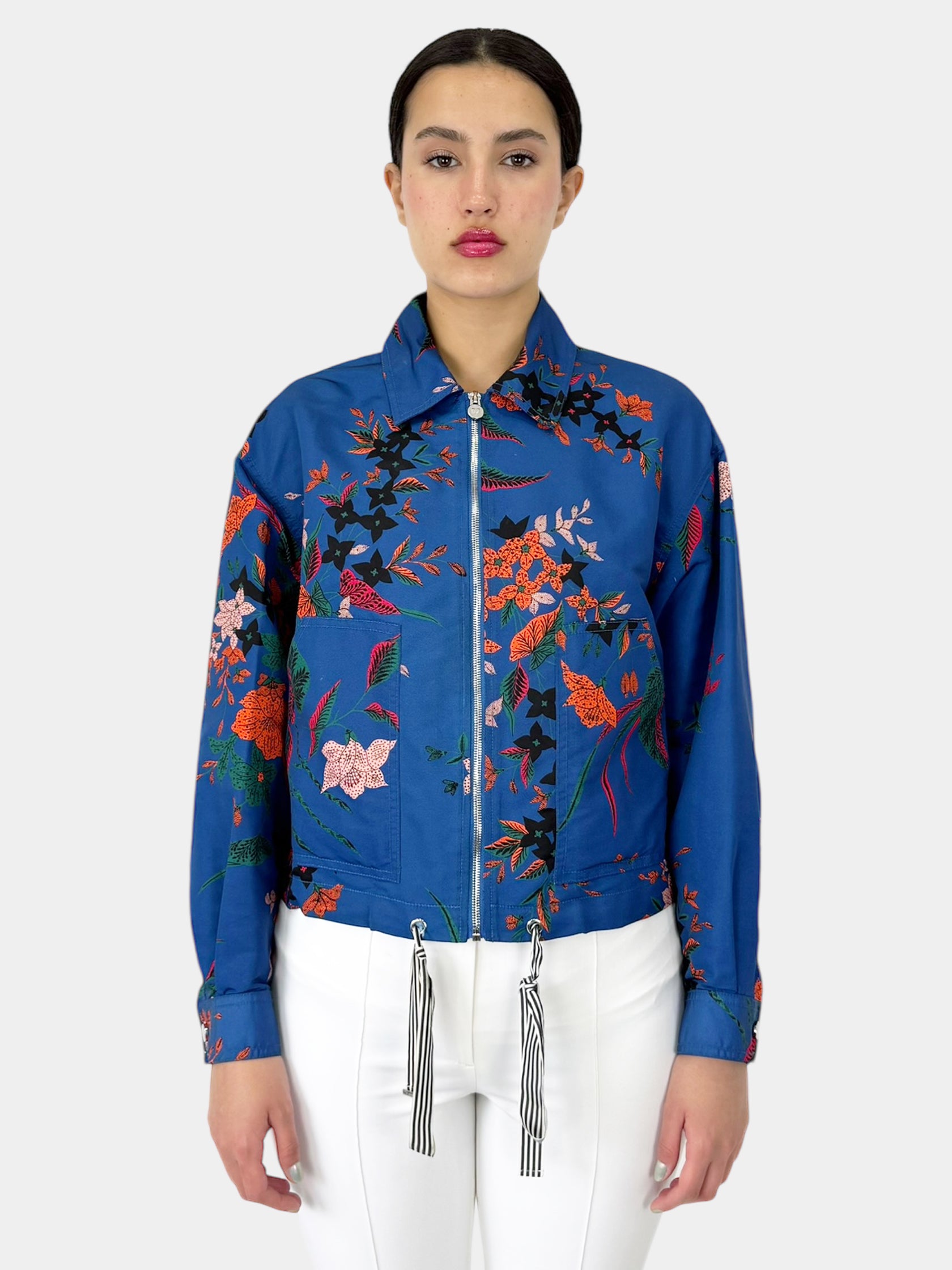 Floral Bomber Jacket