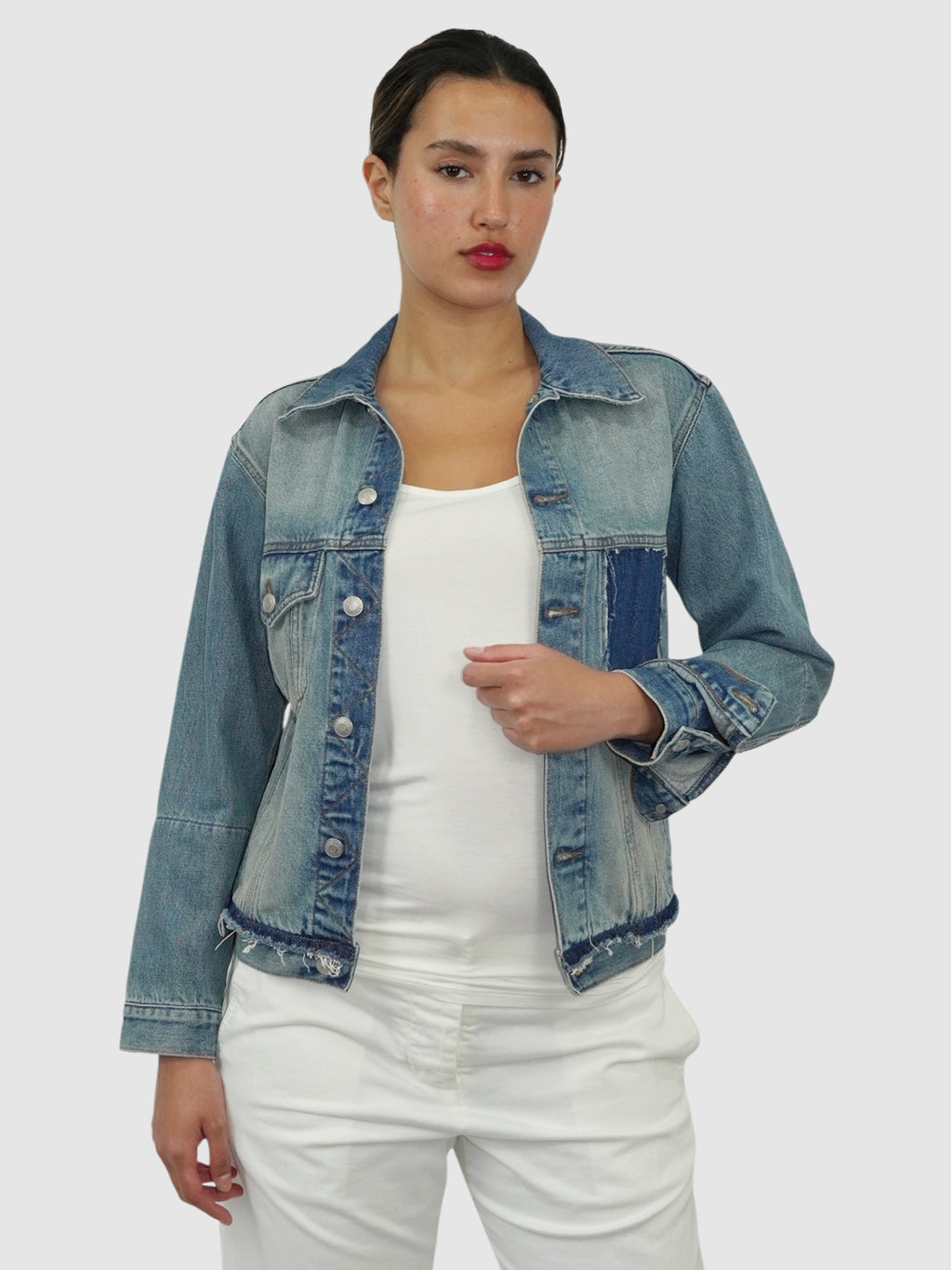 Distressed Denim Jacket