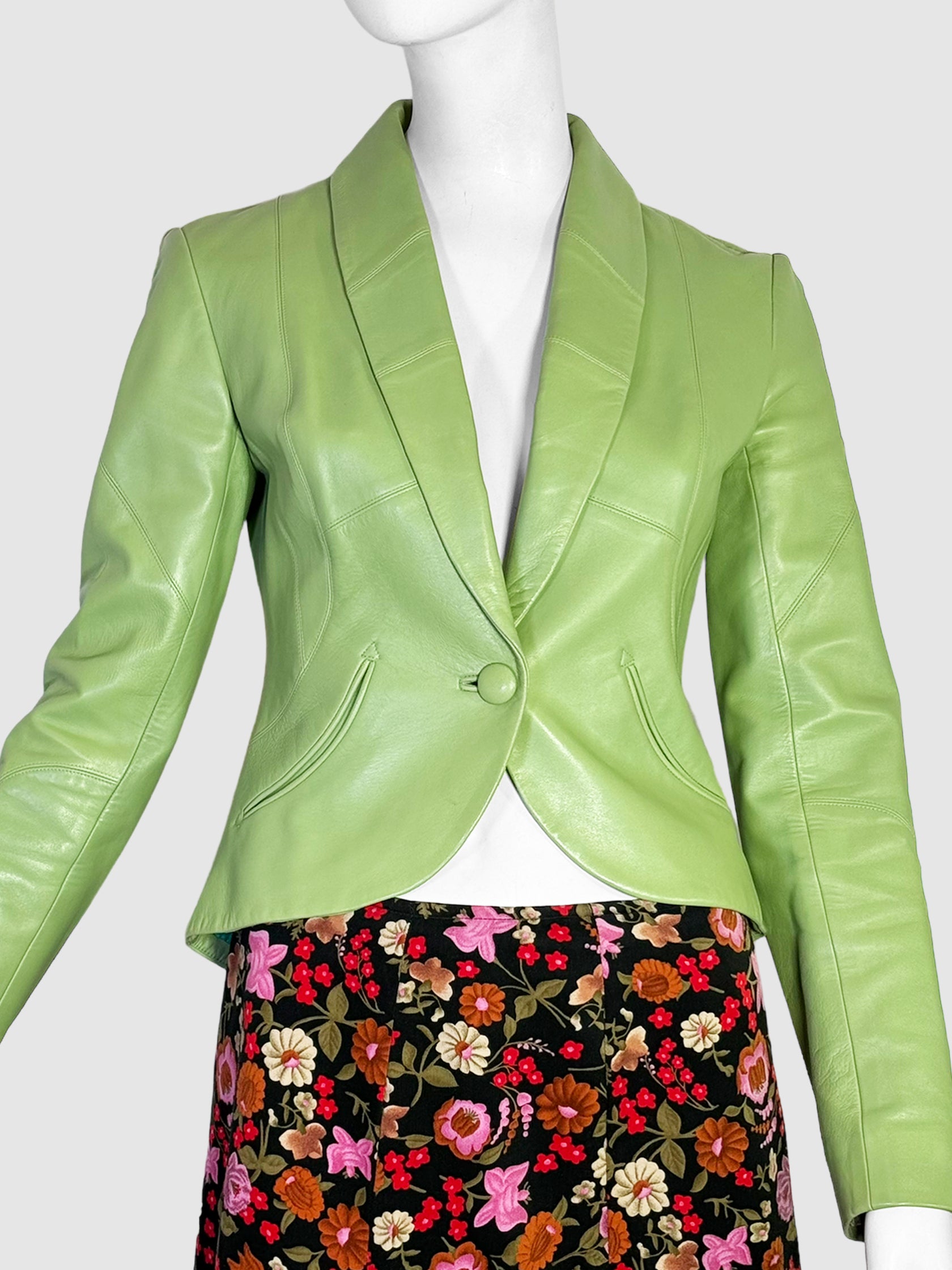 Yigal Azrouël Leather Jacket - Size S