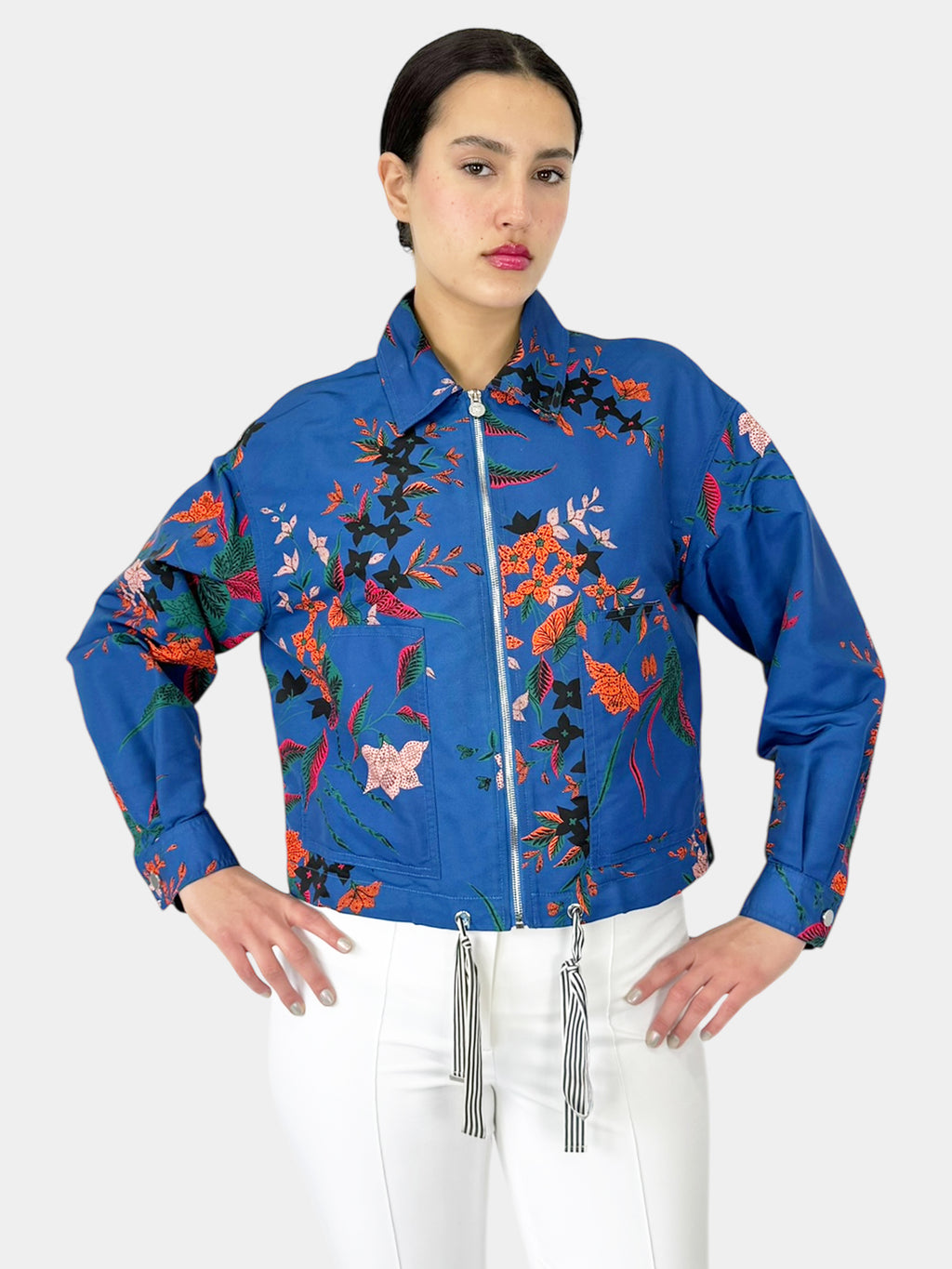 Floral Bomber Jacket