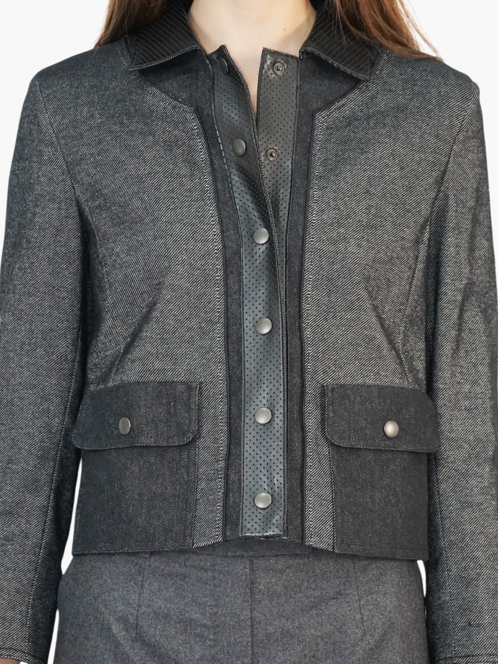 Cropped Denim Jacket