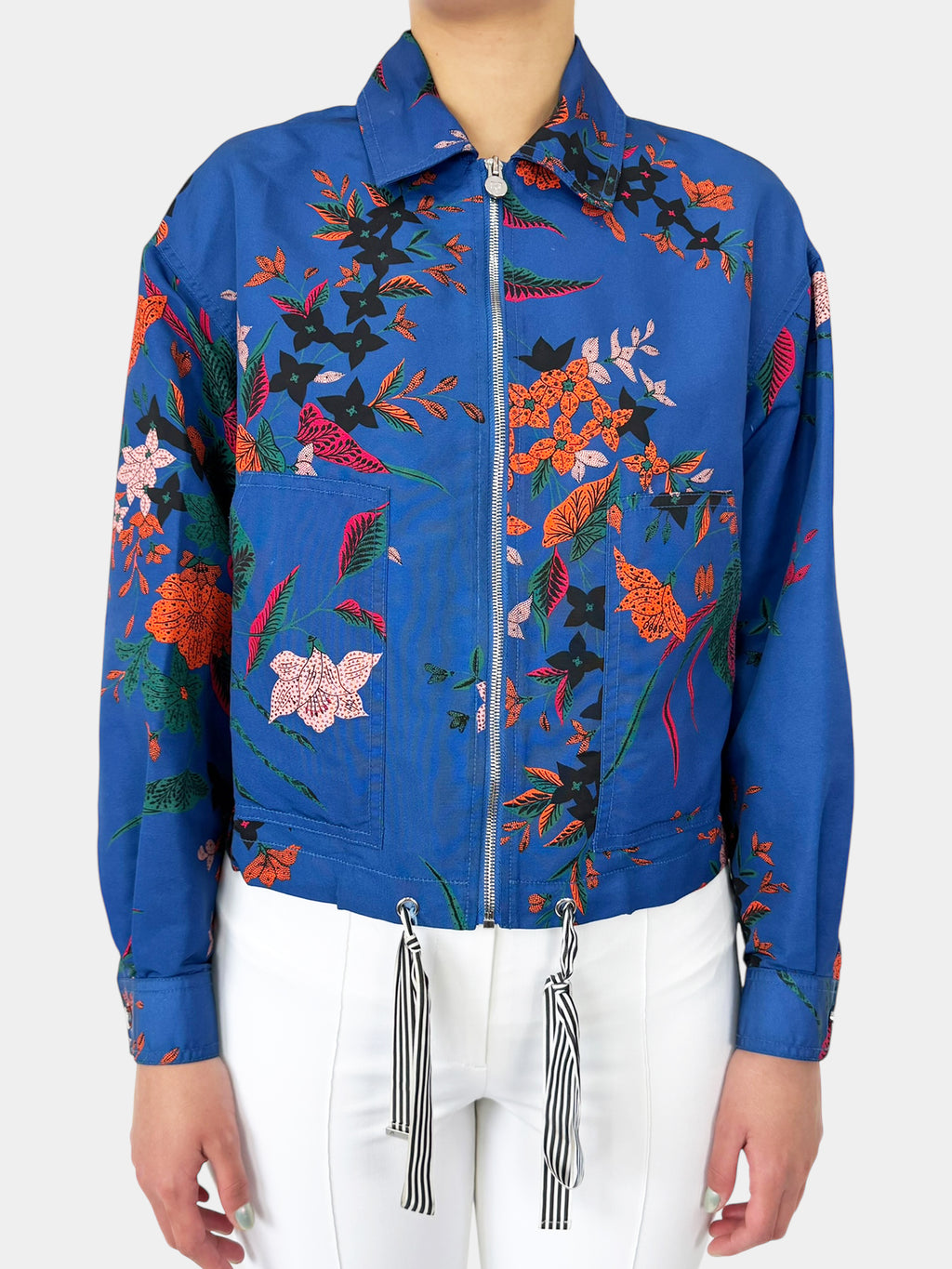 Floral Bomber Jacket