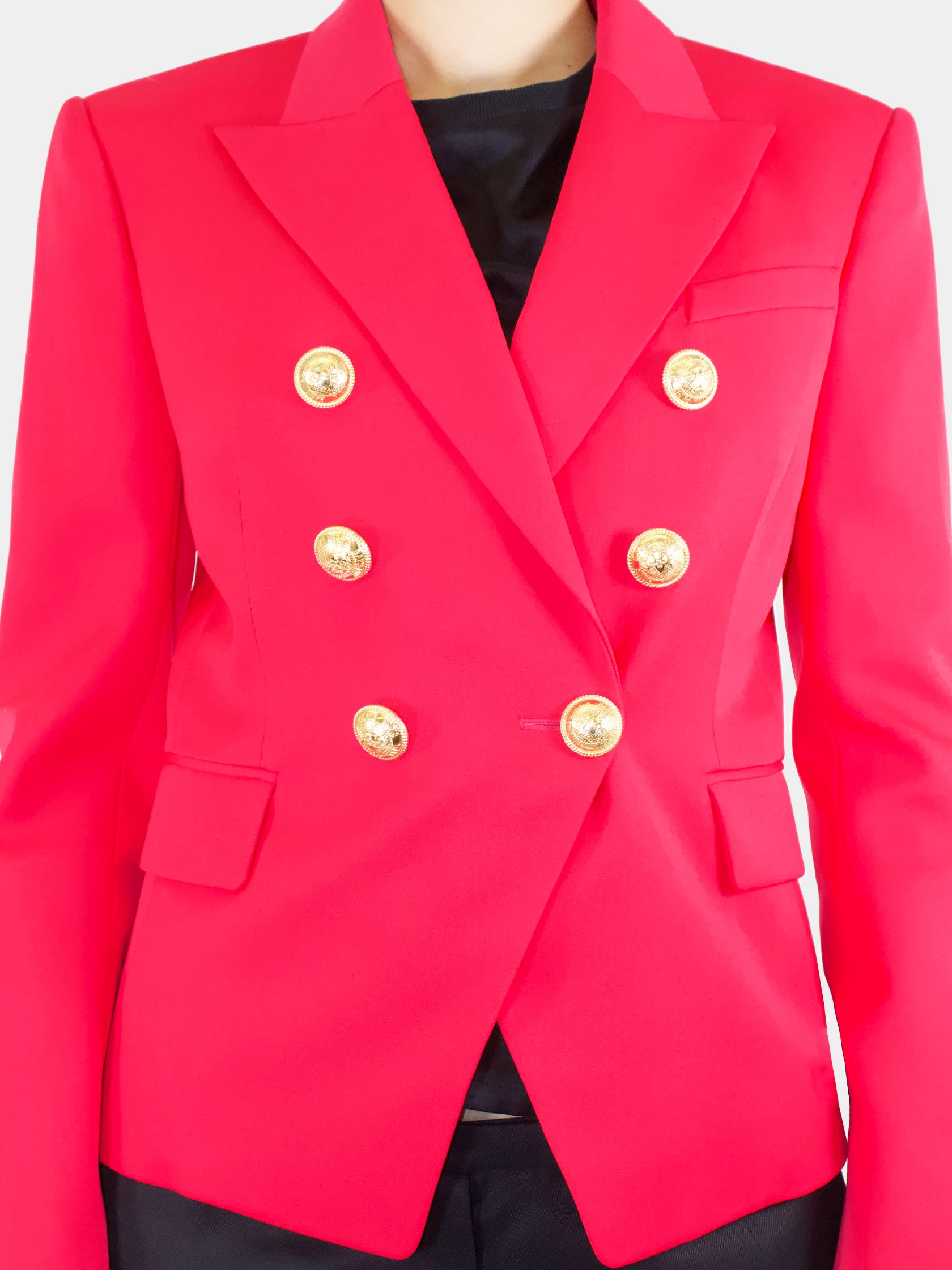 Double-Breasted Wool Blazer