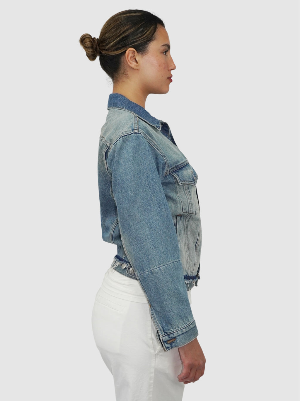 Distressed Denim Jacket