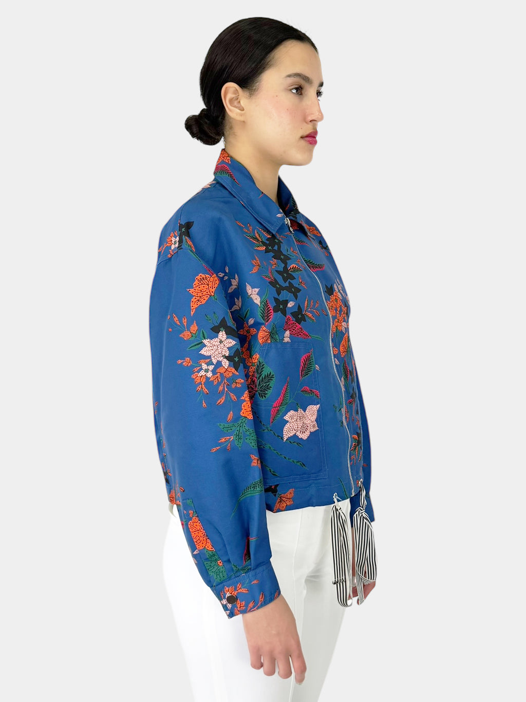 Floral Bomber Jacket
