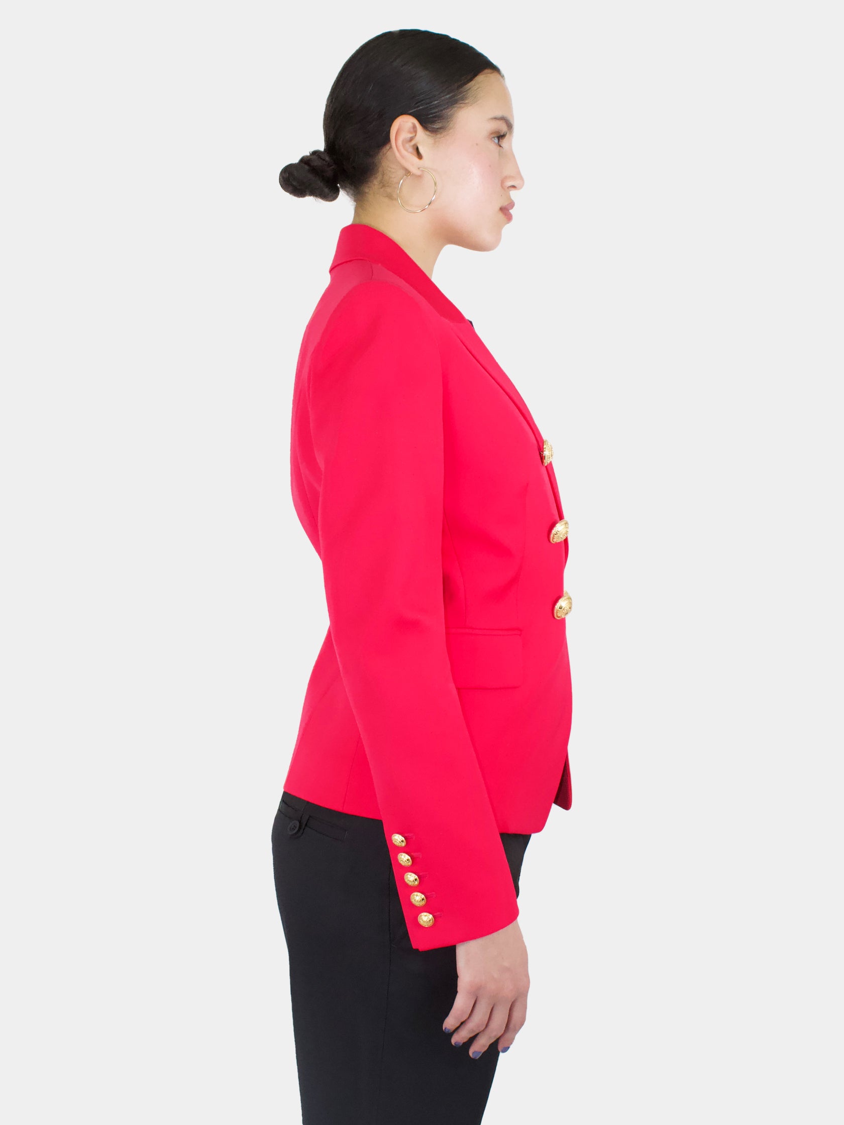 Double-Breasted Wool Blazer