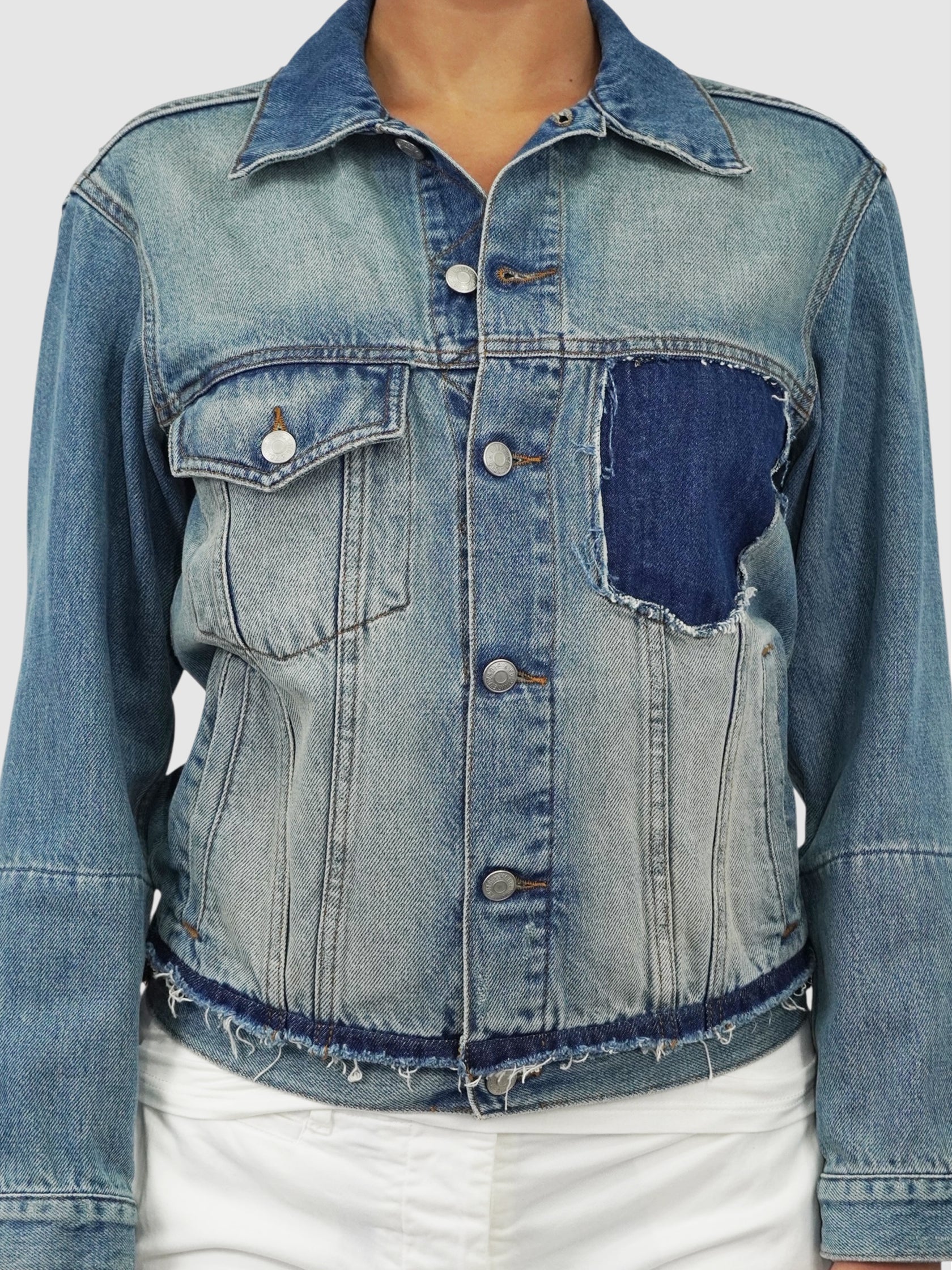 Distressed Denim Jacket
