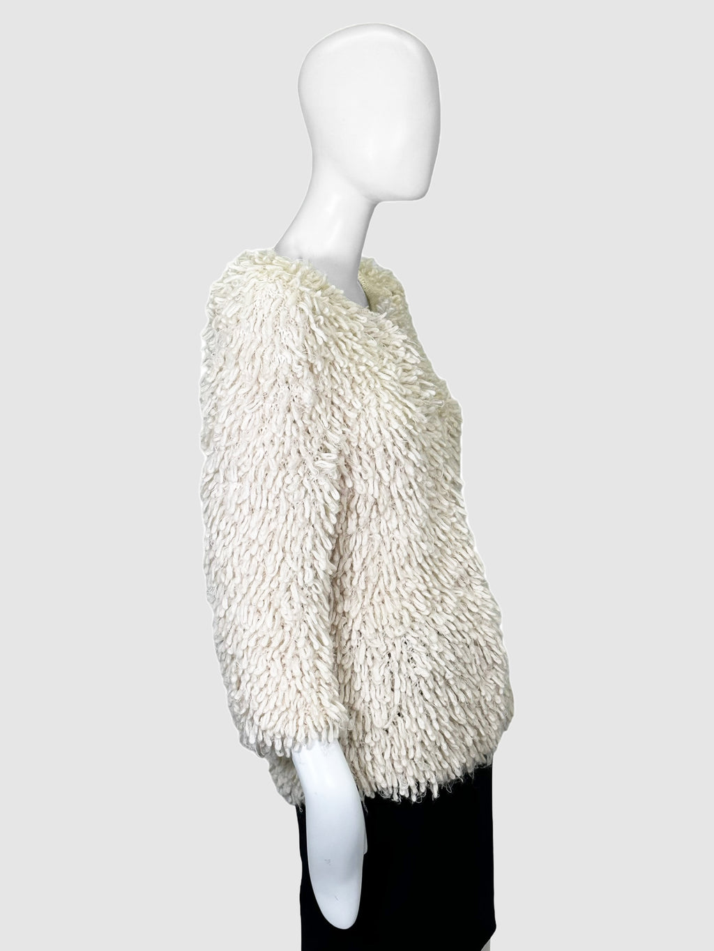 Oscar De La Renta Shaggy Cardigan - Size S