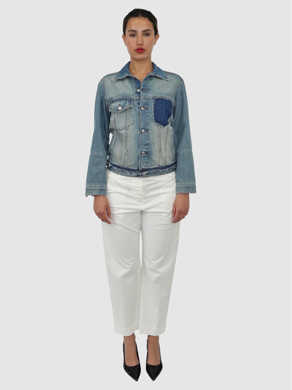 Distressed Denim Jacket