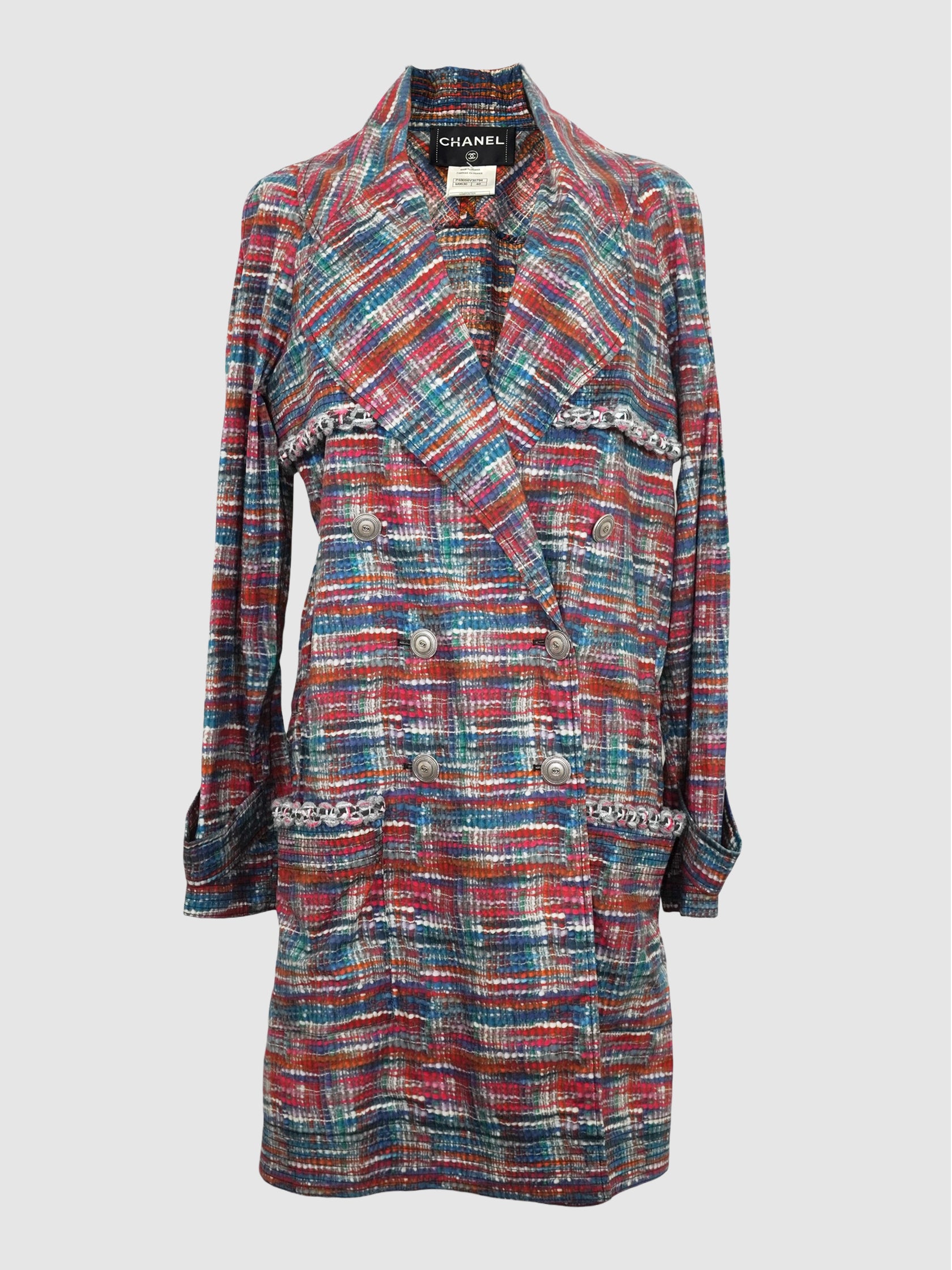 2014 Tweed Trench Coat