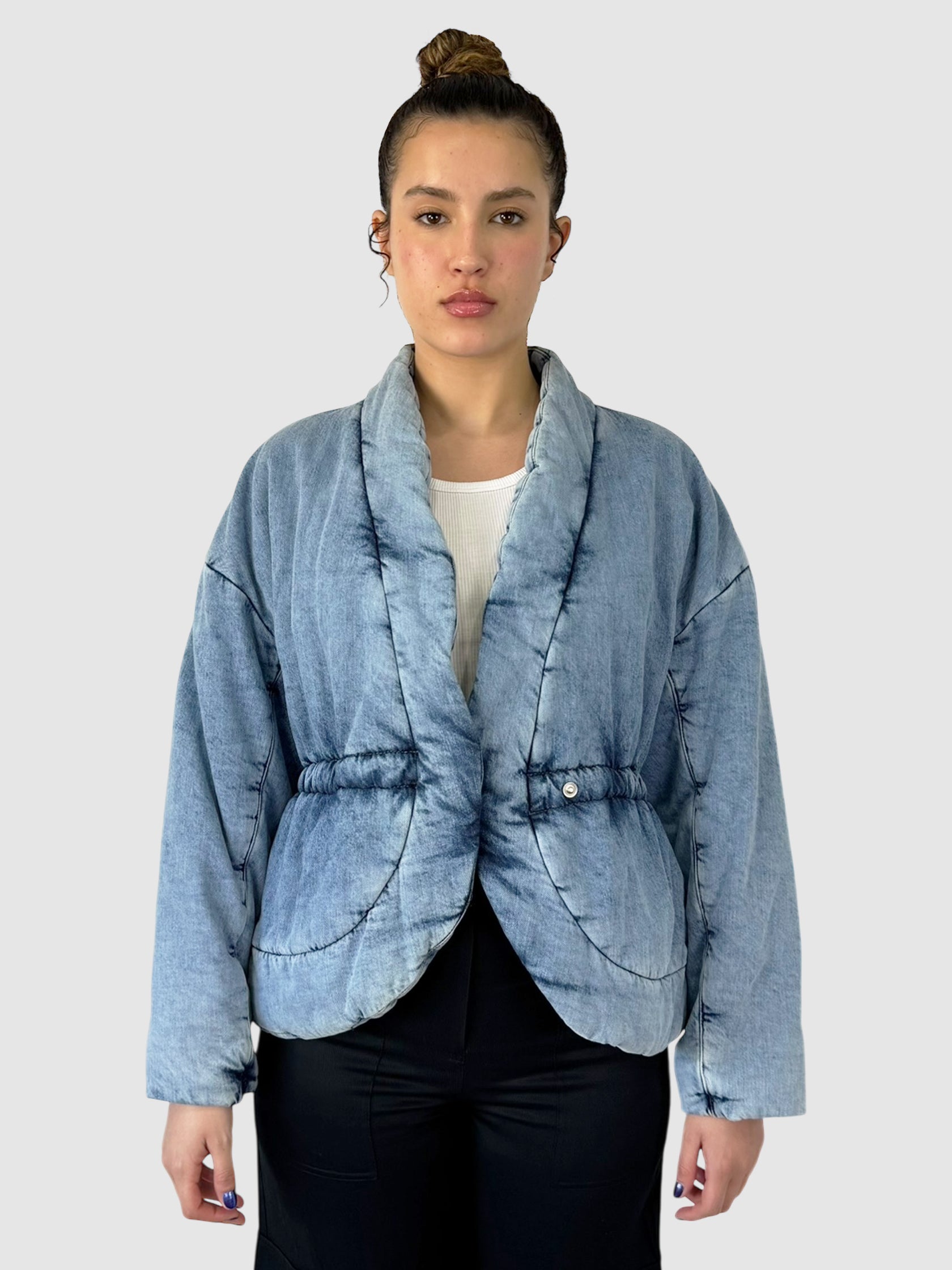 Padded Denim Jacket