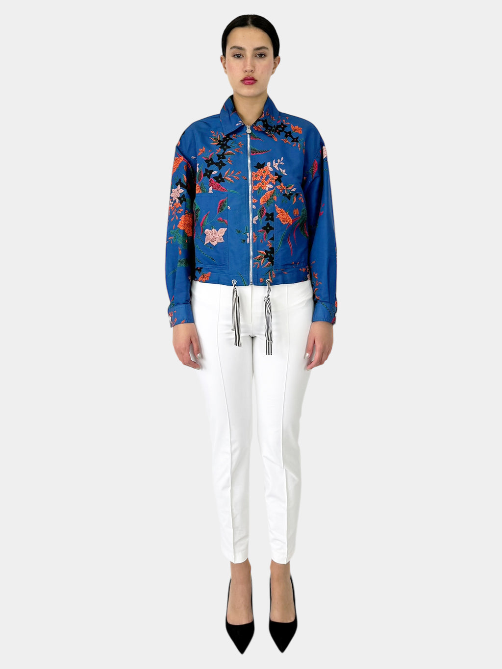 Floral Bomber Jacket