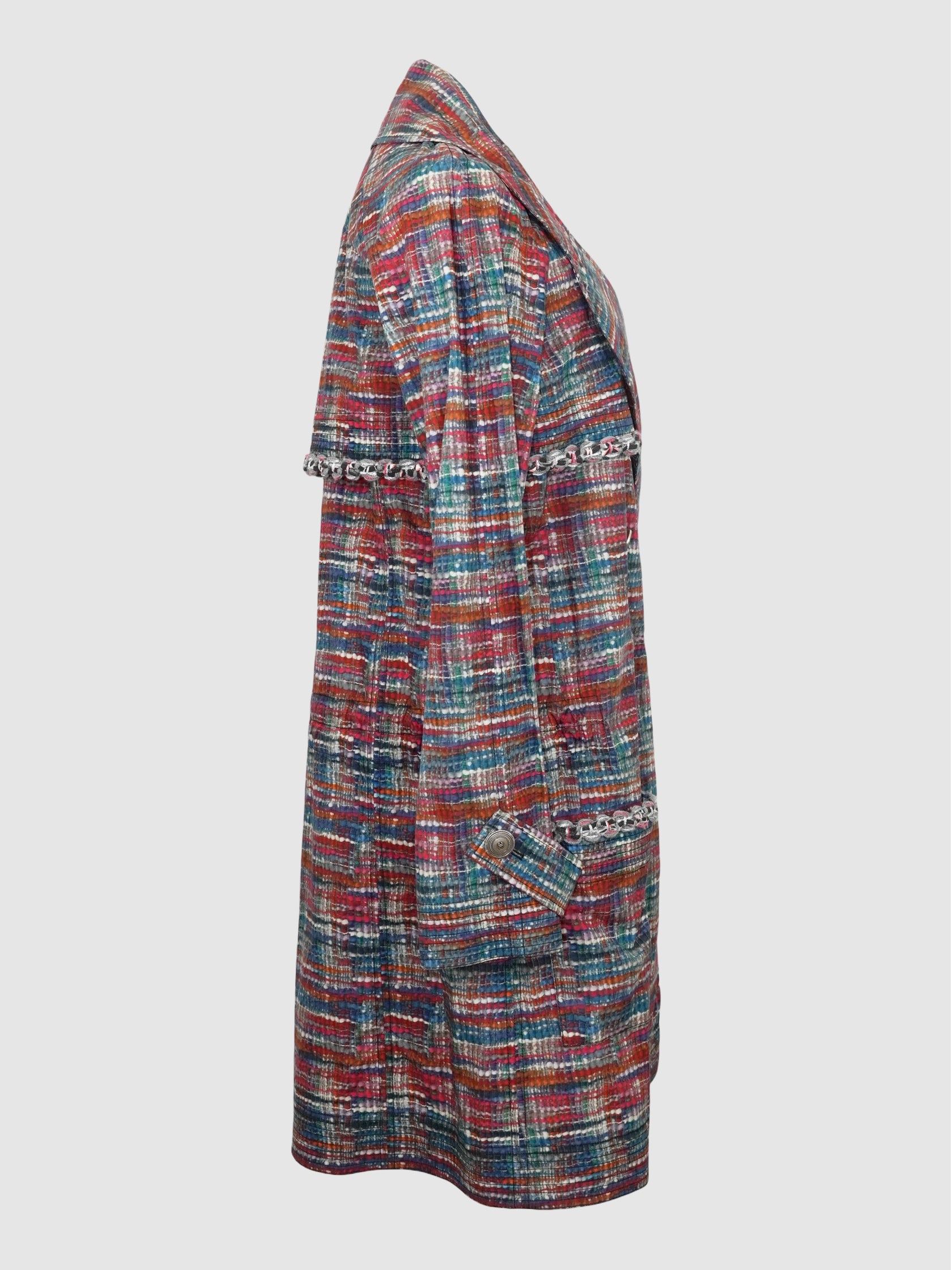 2014 Tweed Trench Coat