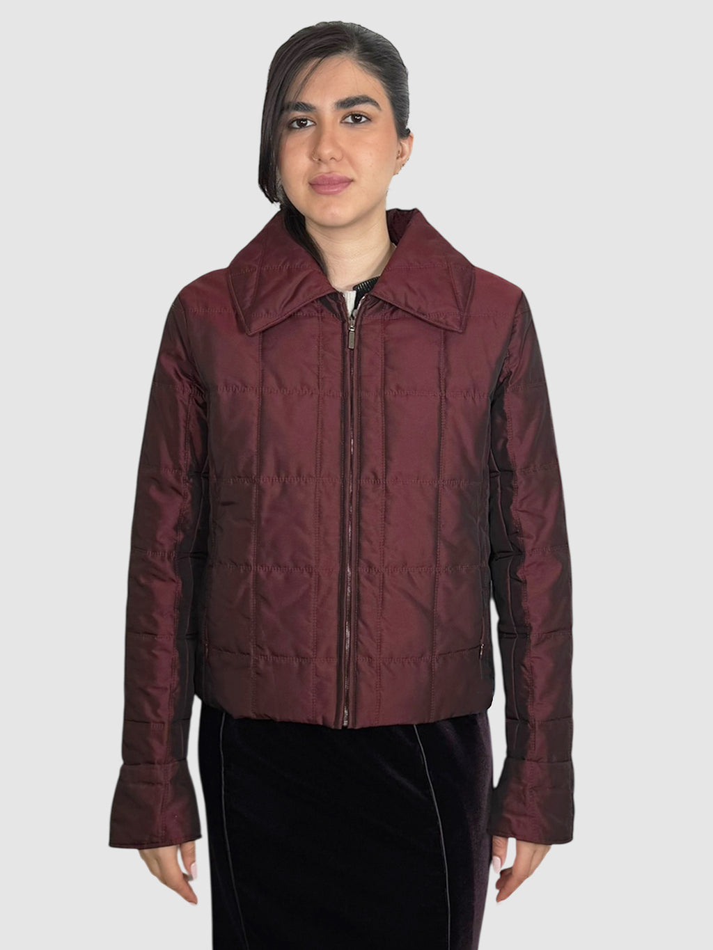 Quilted Zip-Up Jacket