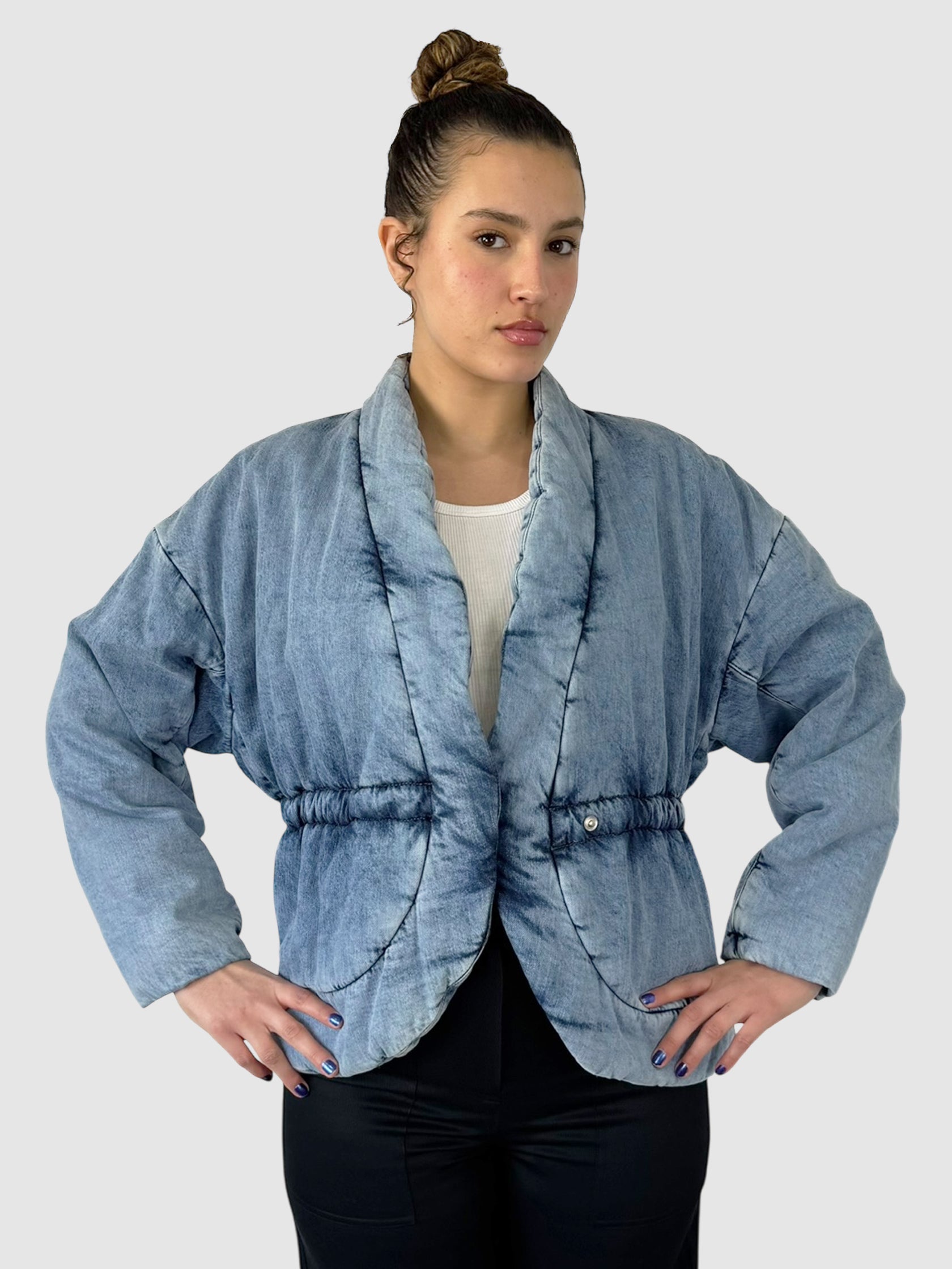 Padded Denim Jacket