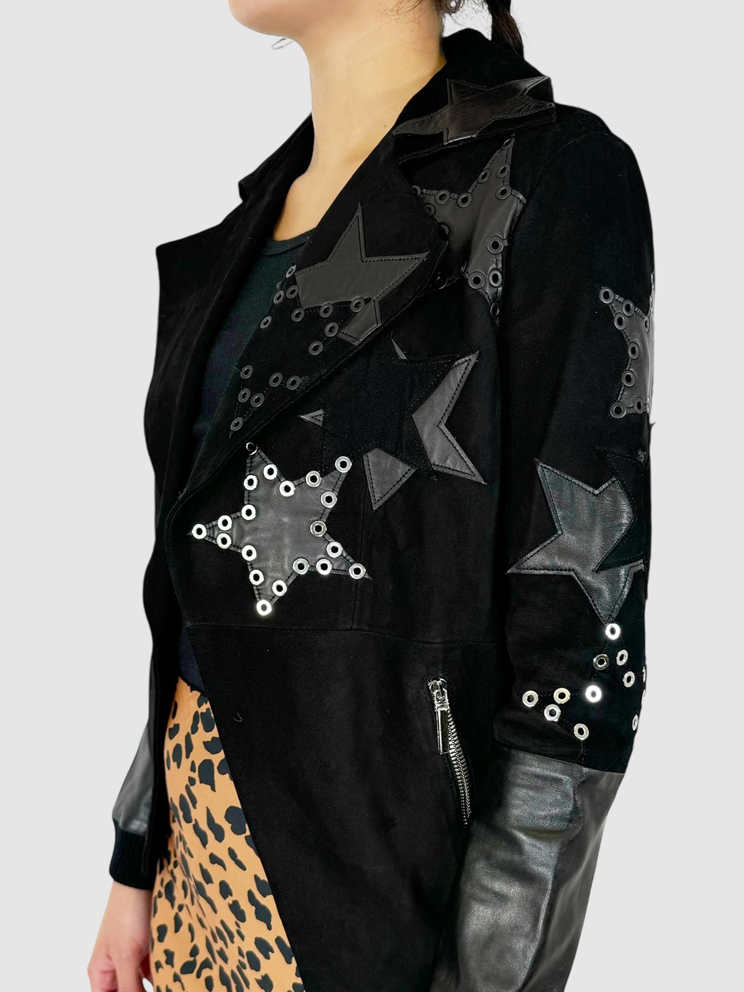 2015-2016 Star Patch Suede Jacket - Size 36