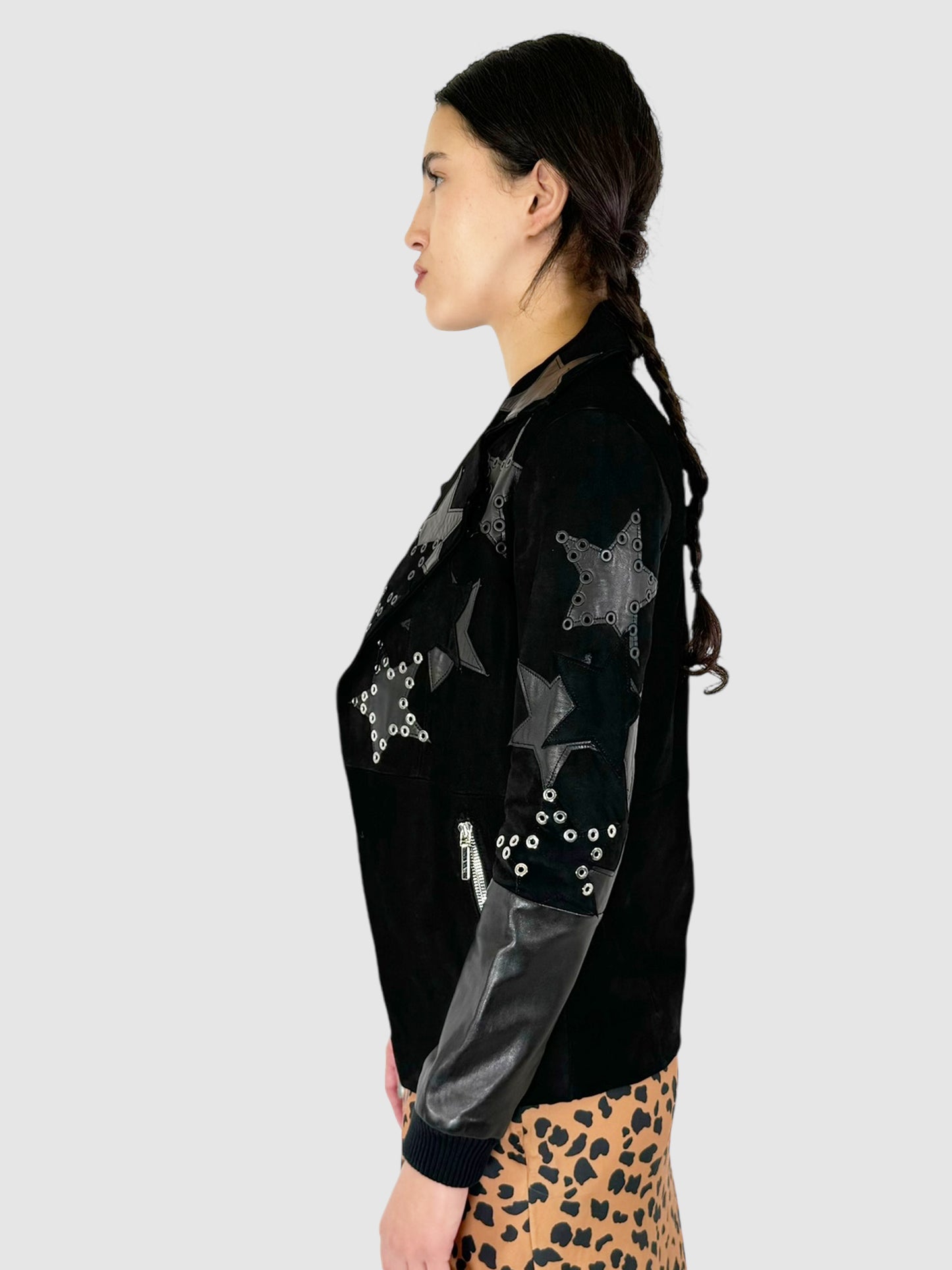 2015-2016 Star Patch Suede Jacket - Size 36