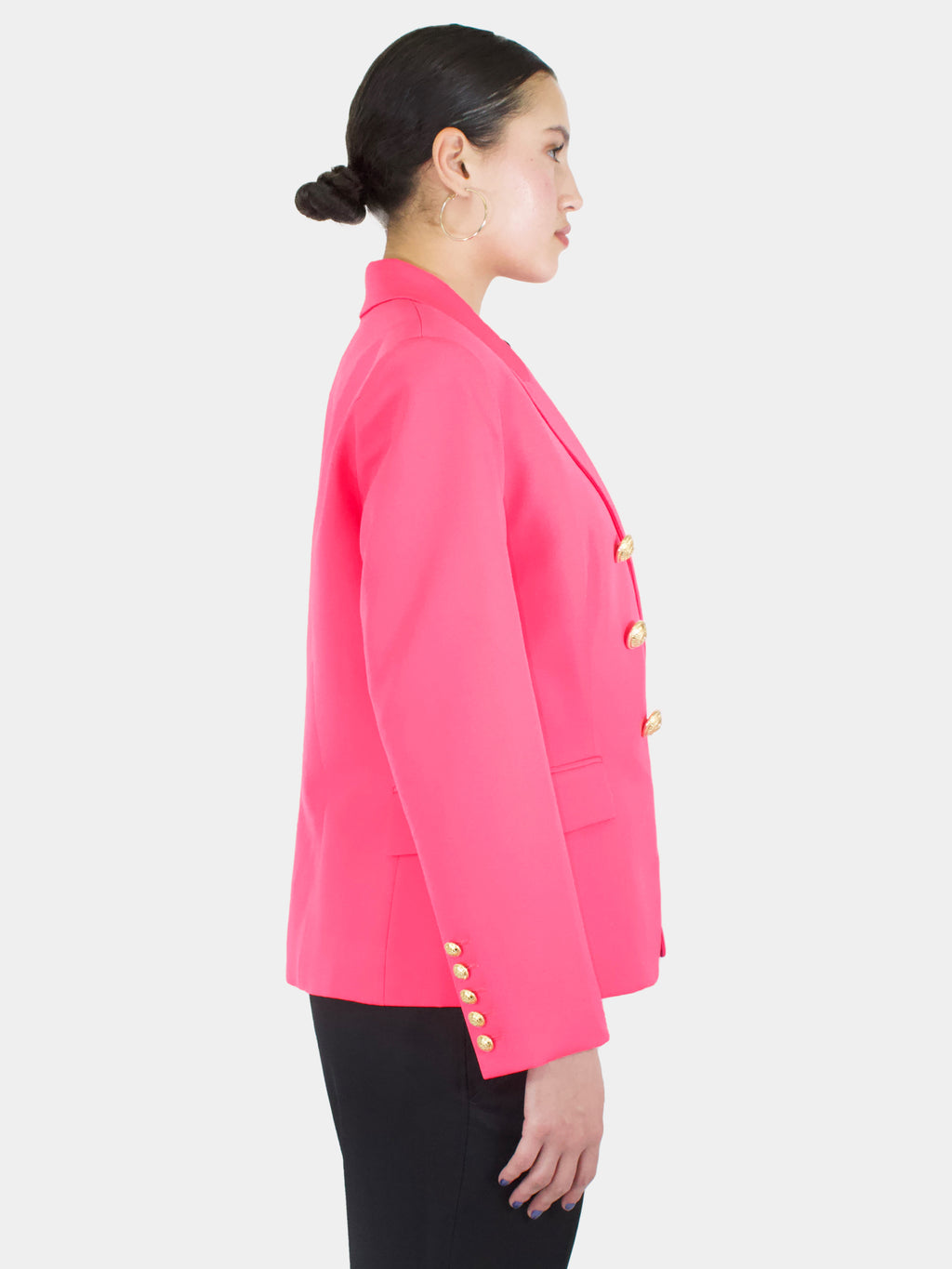 Short Double-Breasted Blazer