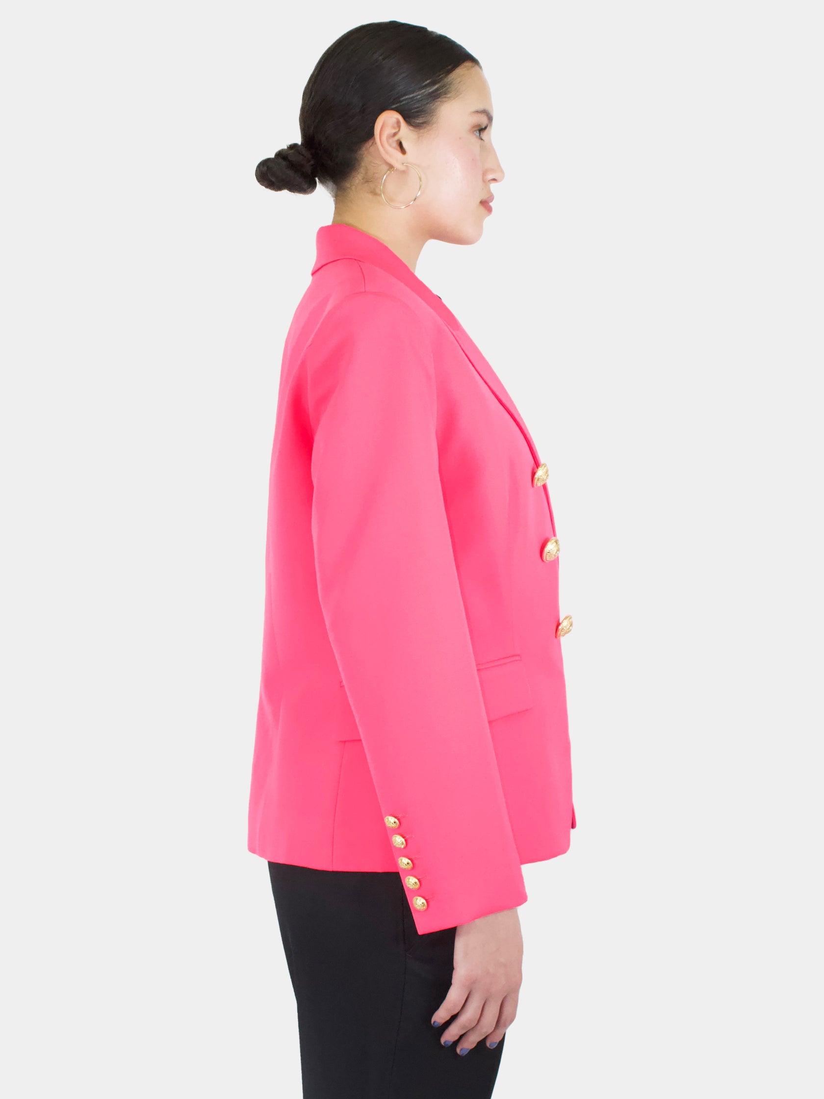 Short Double-Breasted Blazer