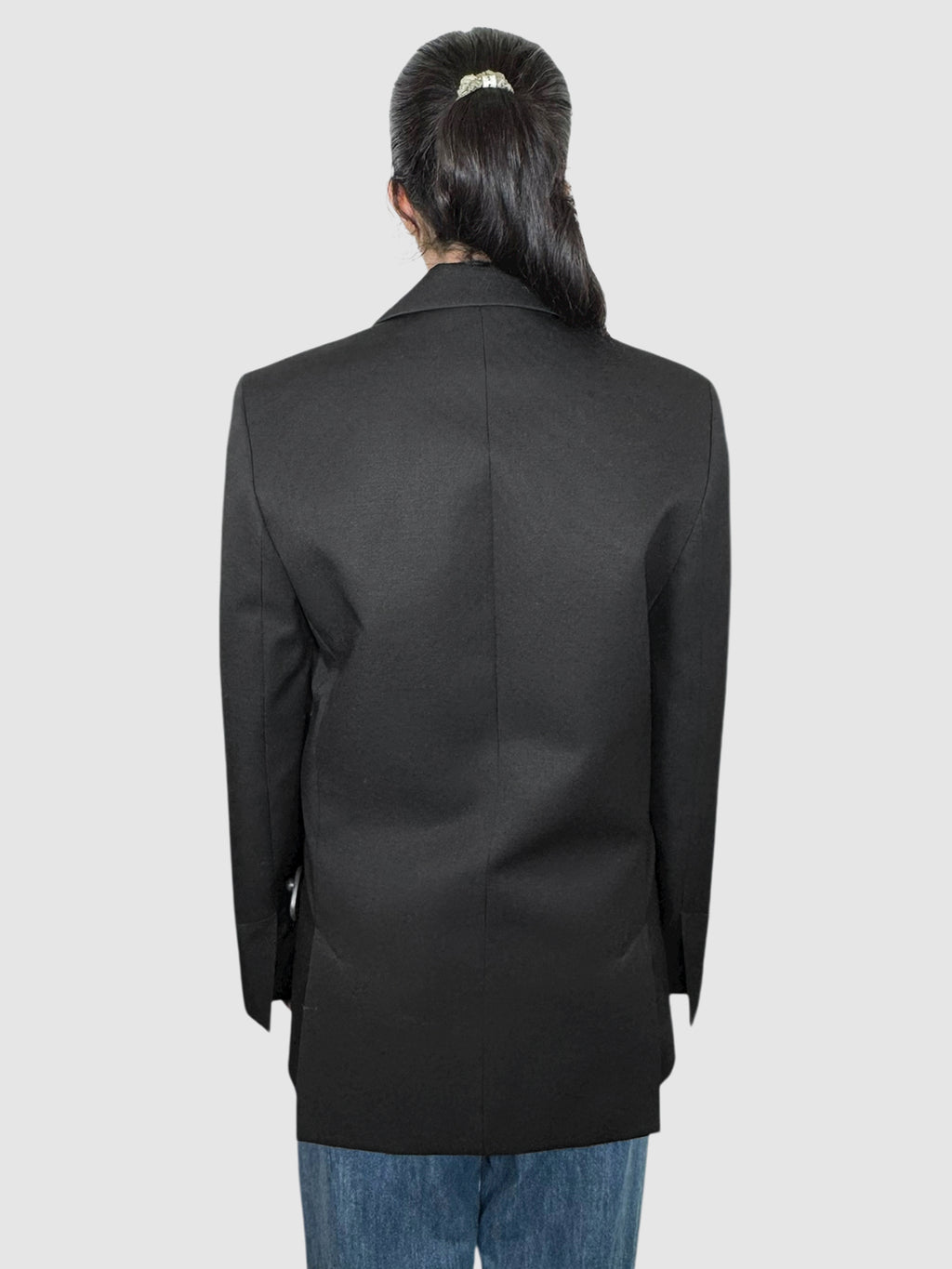 Wool Single-Breasted Blazer