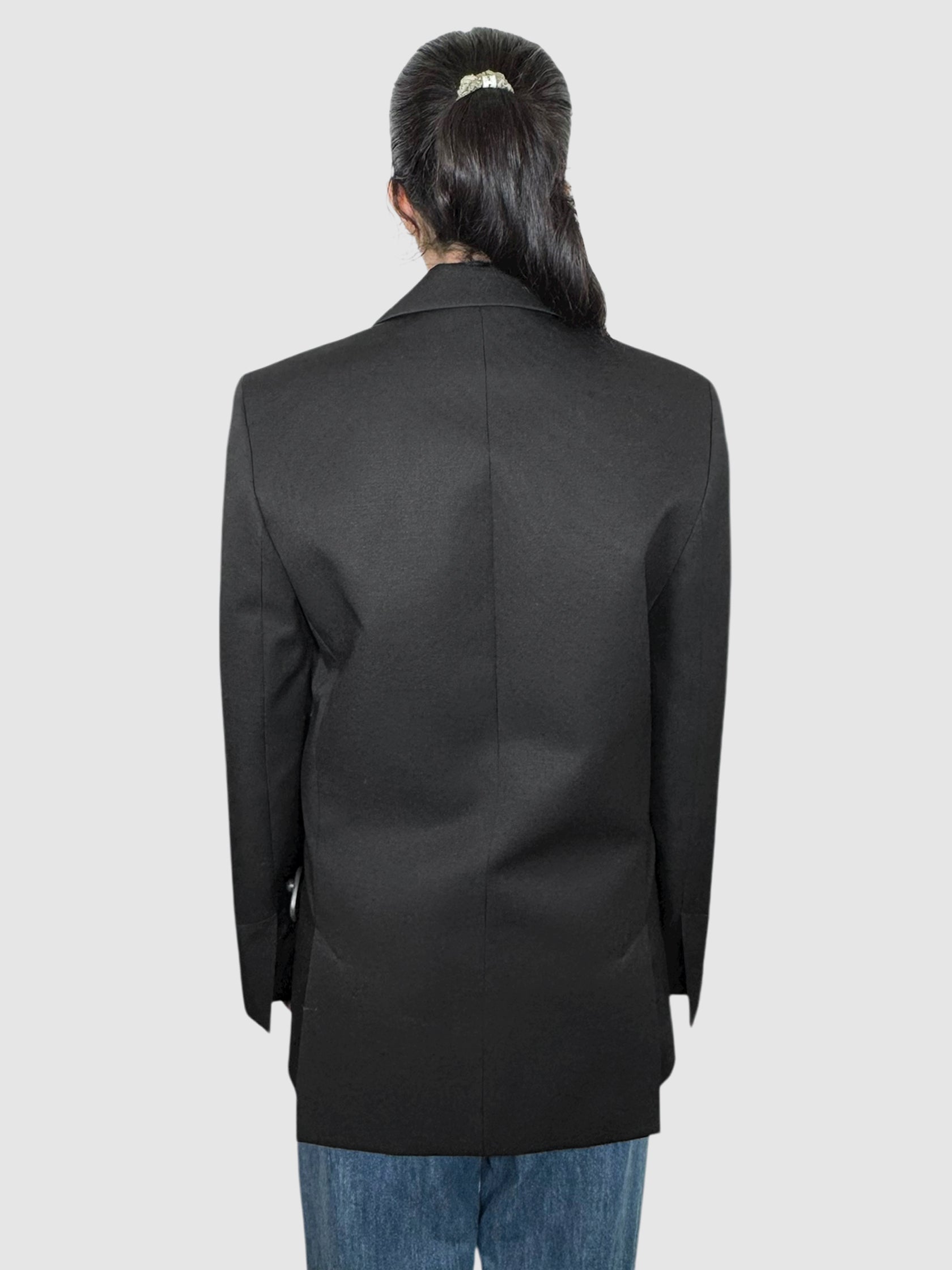 Wool Single-Breasted Blazer