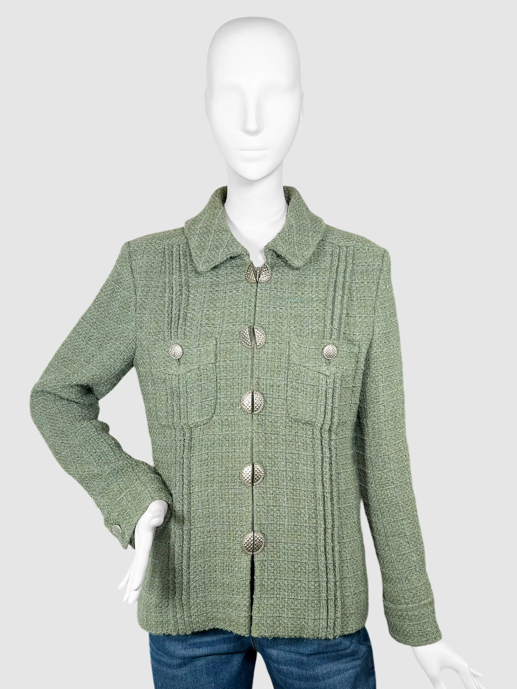 2017 Tweed Zip-Up Jacket