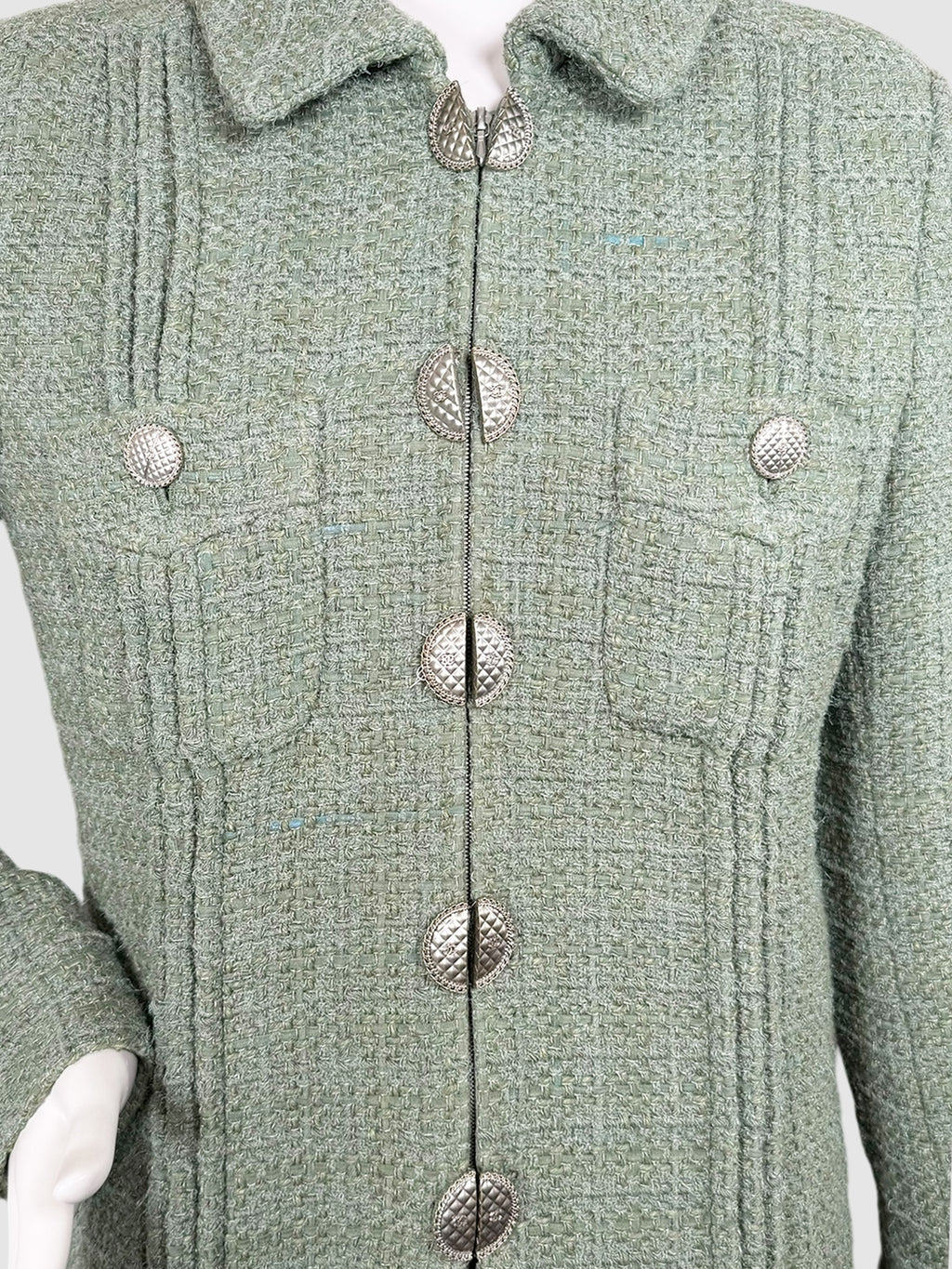 2017 Tweed Zip-Up Jacket