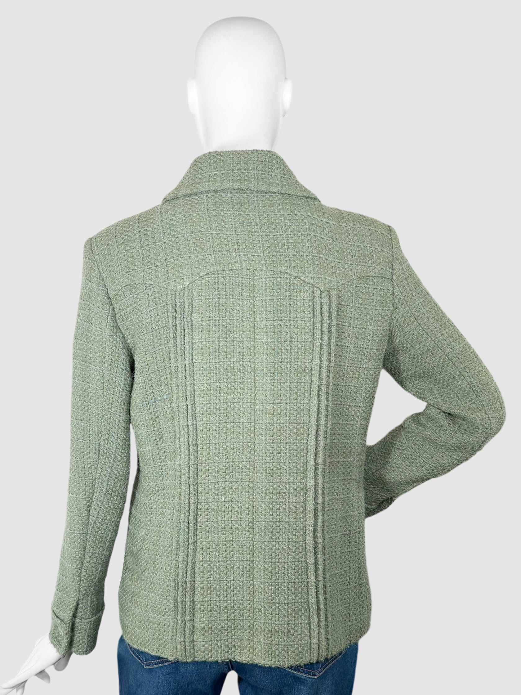 2017 Tweed Zip-Up Jacket