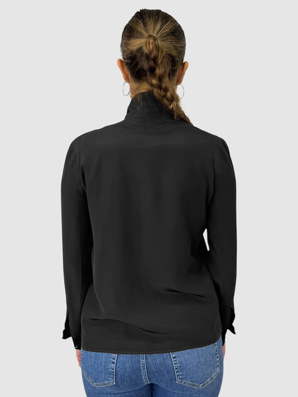 Asymmetrical Silk Top