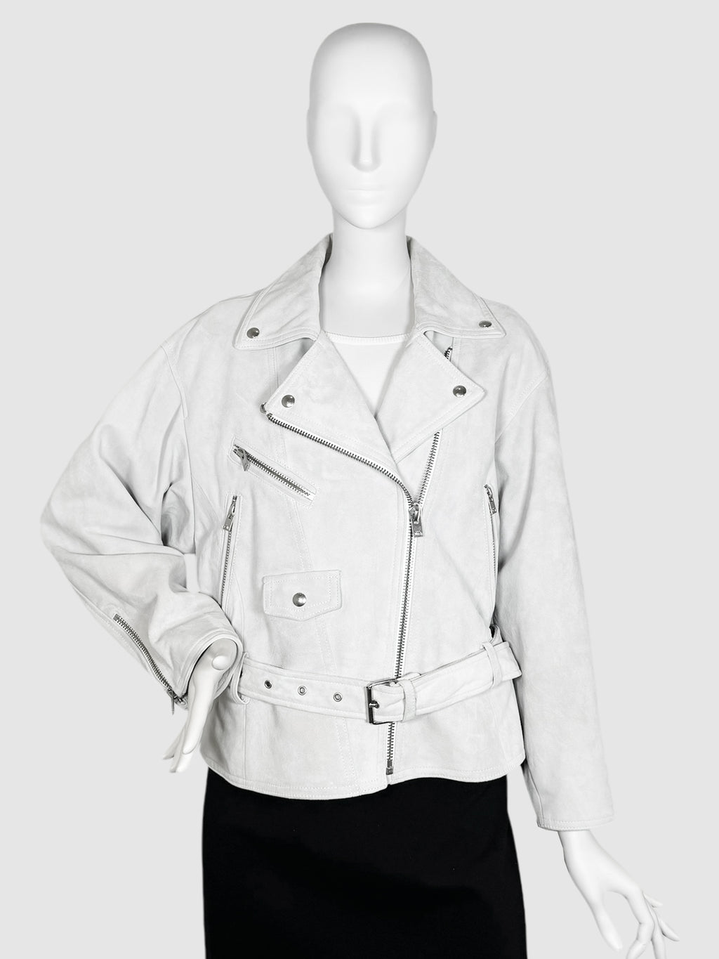 Tigao Suede Moto Jacket - Size 40