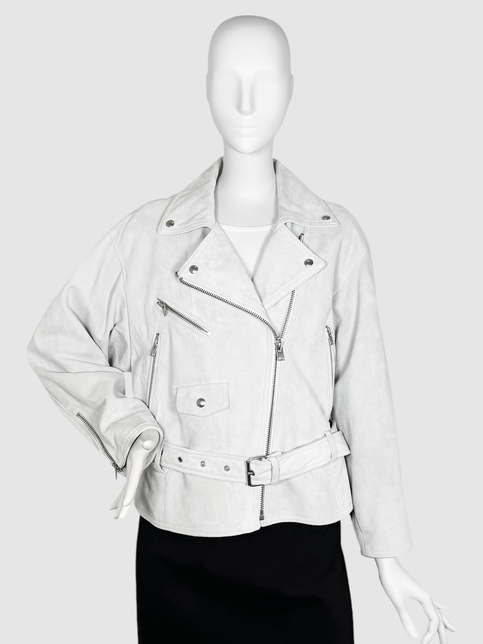 Tigao Suede Moto Jacket - Size 40