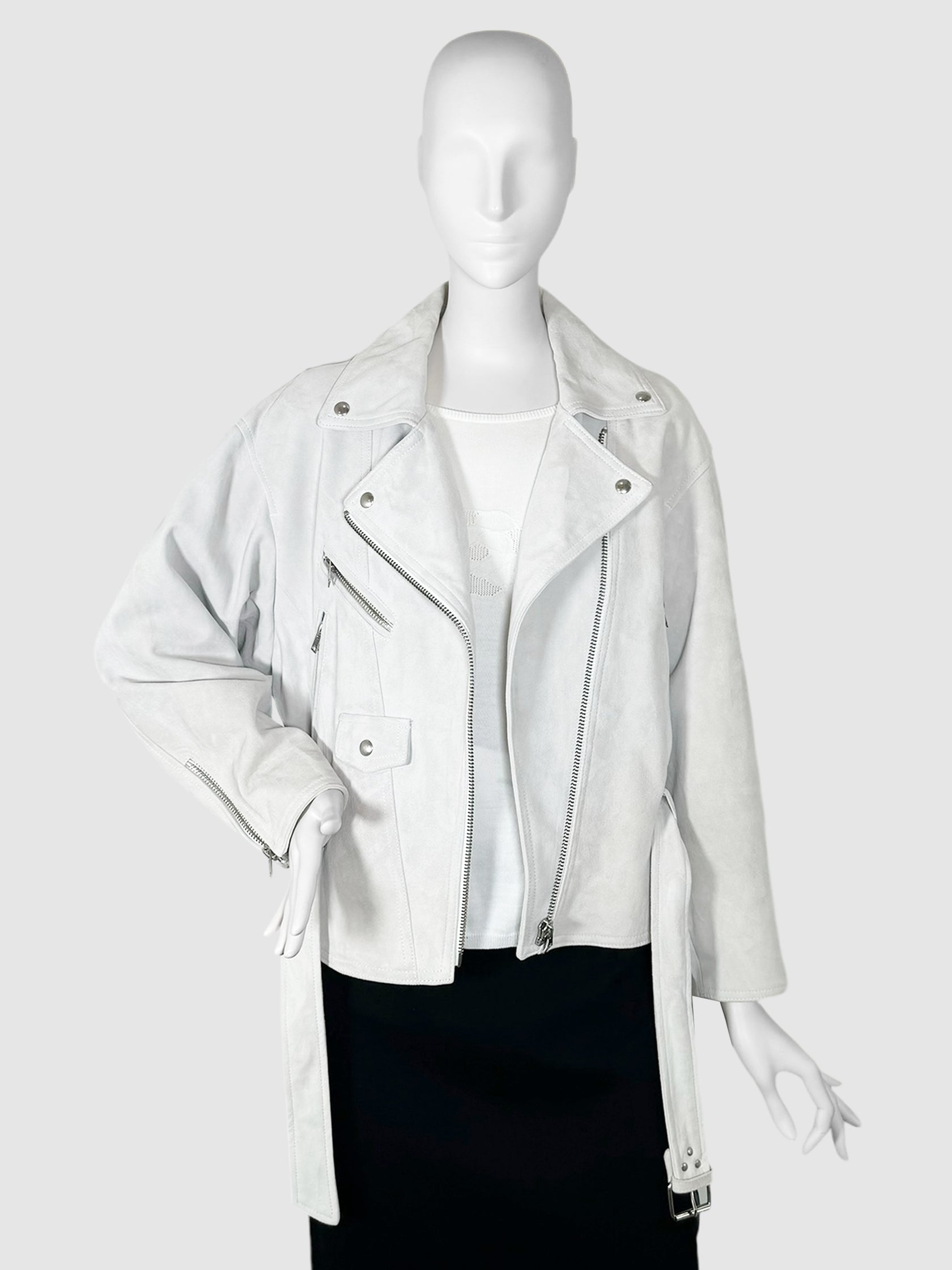 Tigao Suede Moto Jacket - Size 40