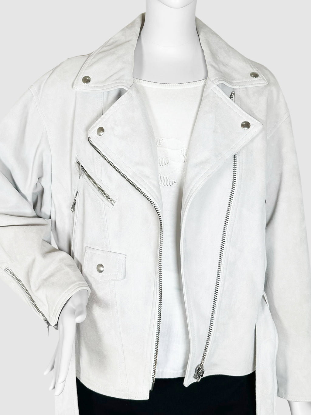 Tigao Suede Moto Jacket - Size 40