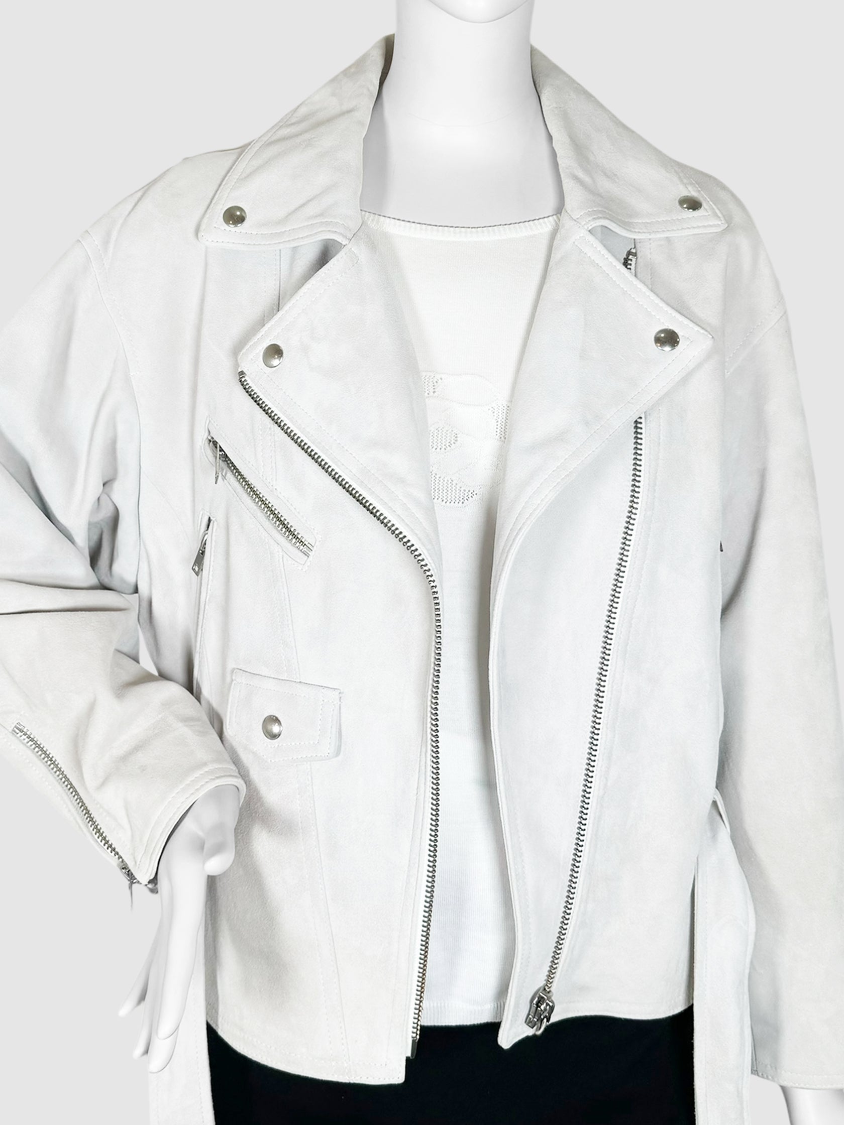 Tigao Suede Moto Jacket - Size 40