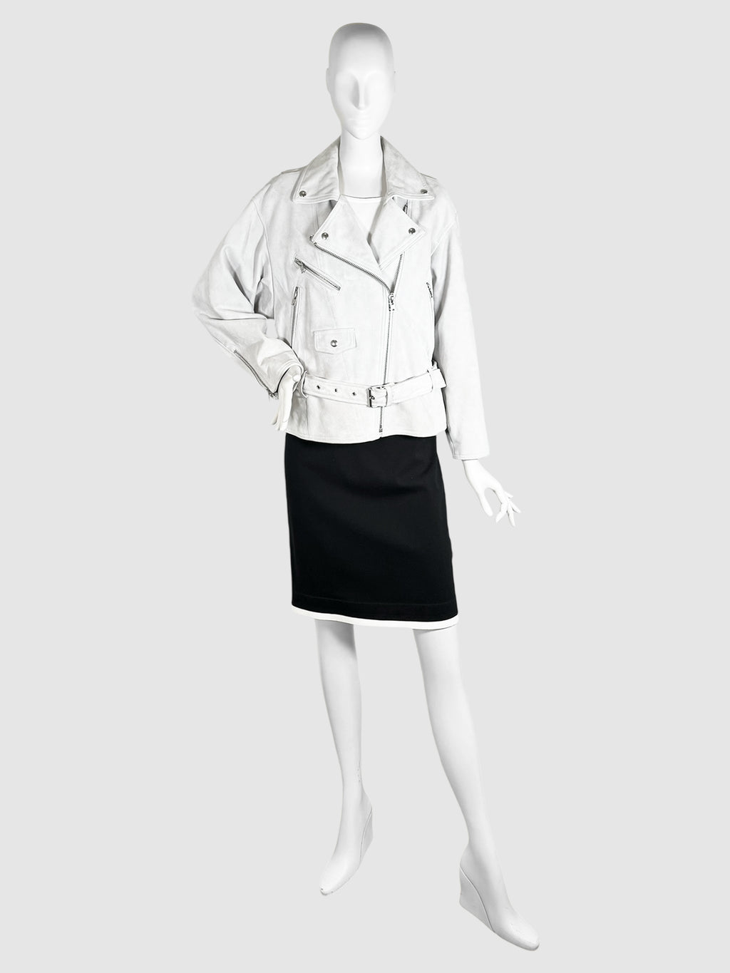 Tigao Suede Moto Jacket - Size 40