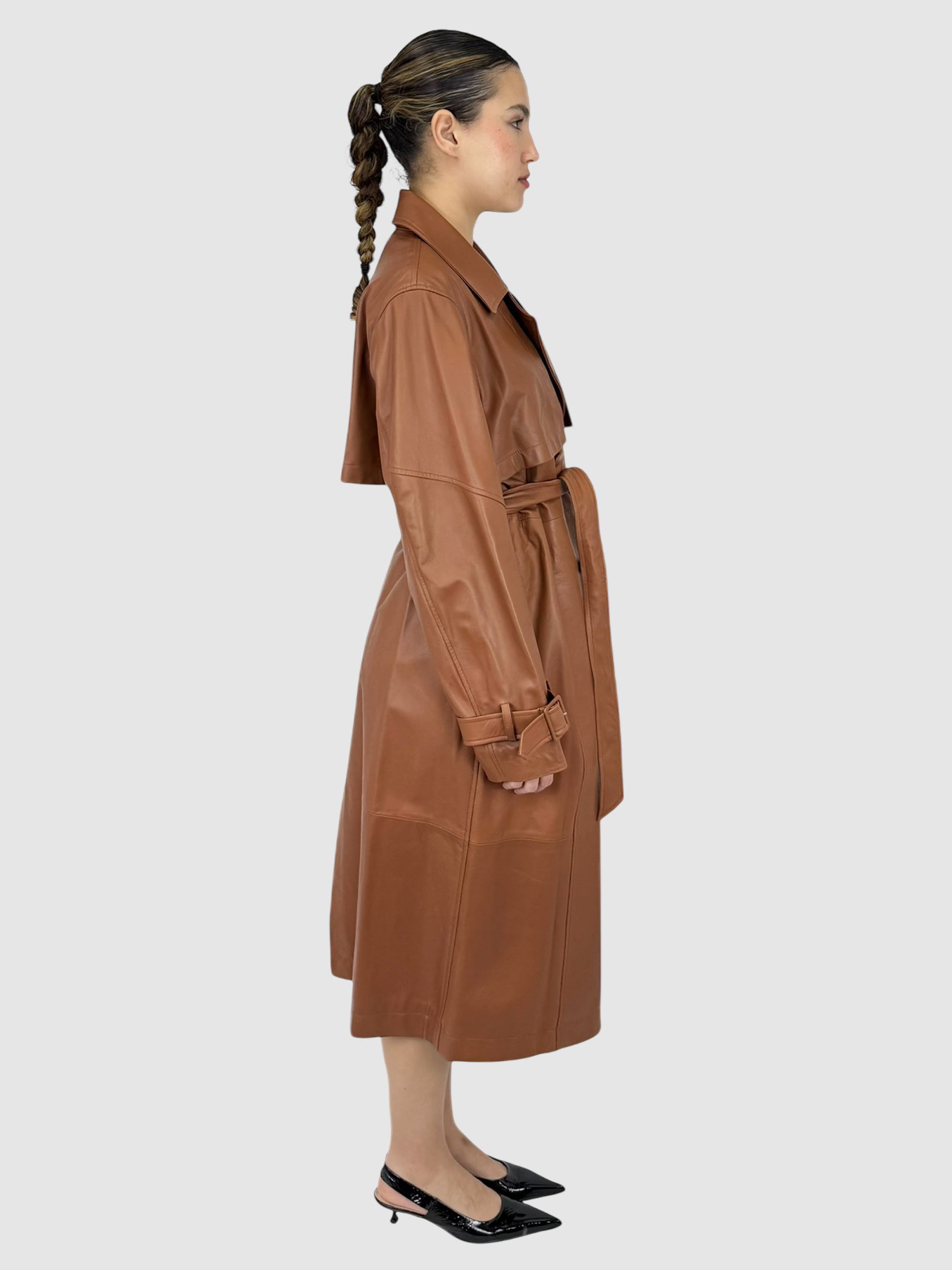 Leather Trench Coat