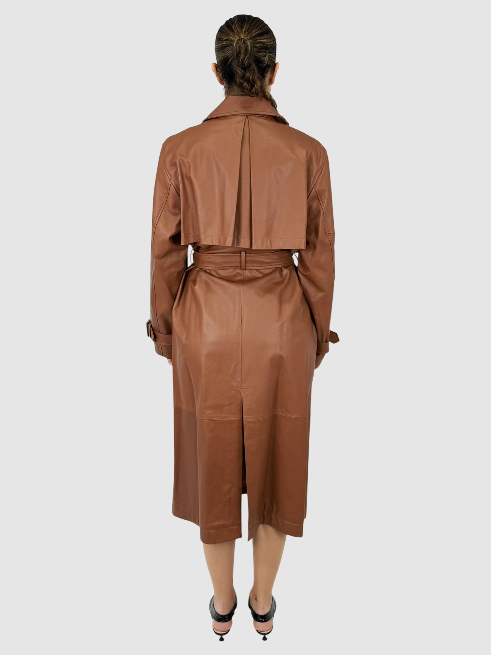 Leather Trench Coat