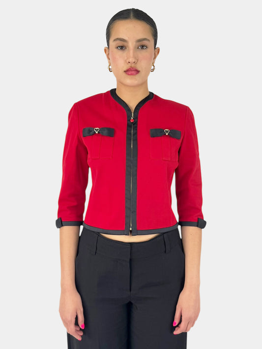 Satin Trim Jacket