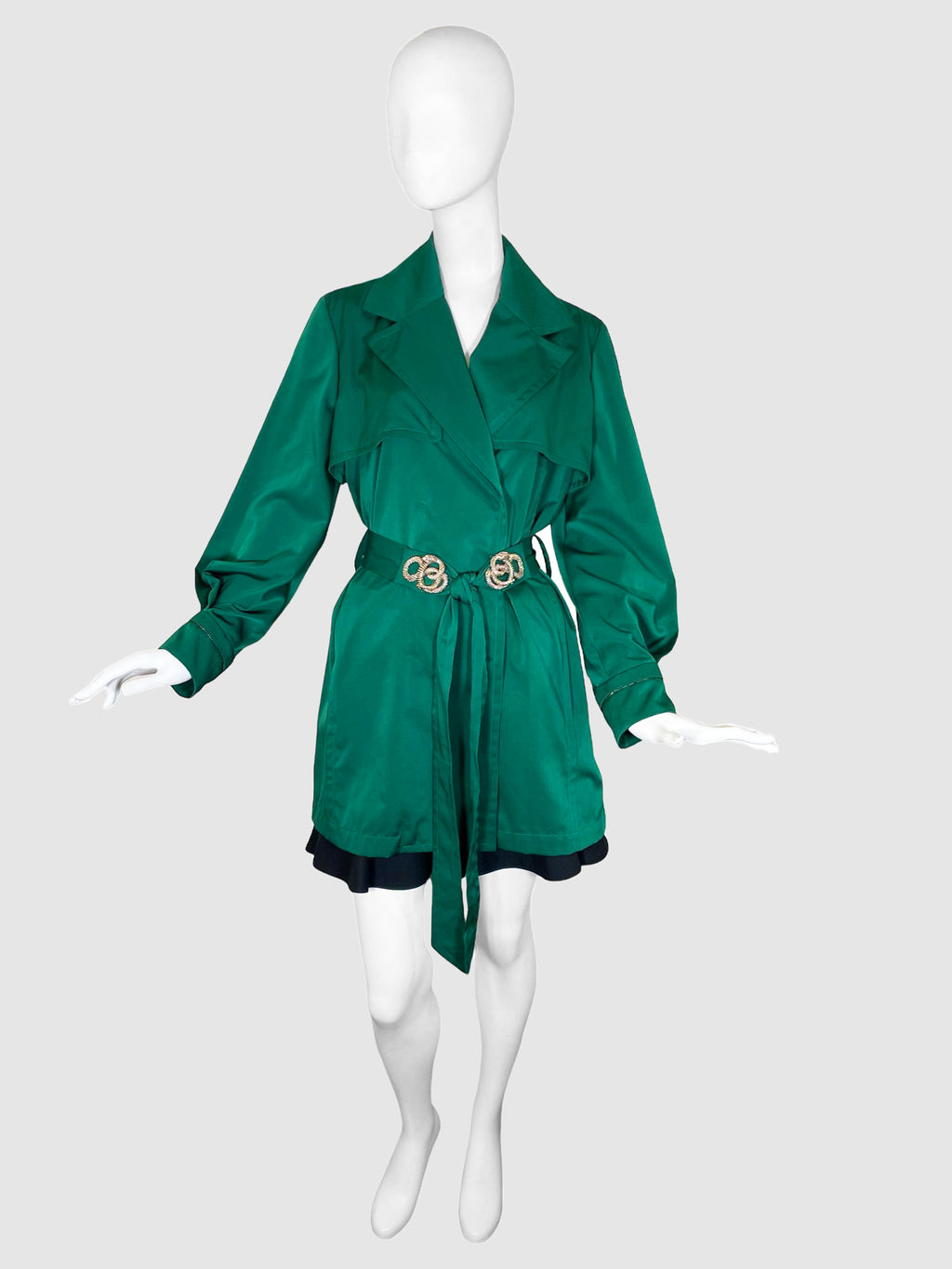 Roberto Cavalli Lightweight Trench - Size 46