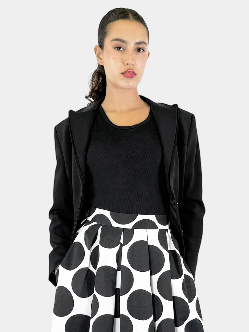 Single-Breasted Blazer - Size 48