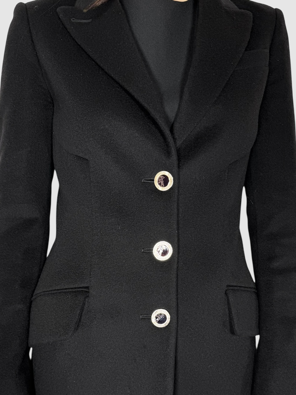 Cashmere Button-Up Coat