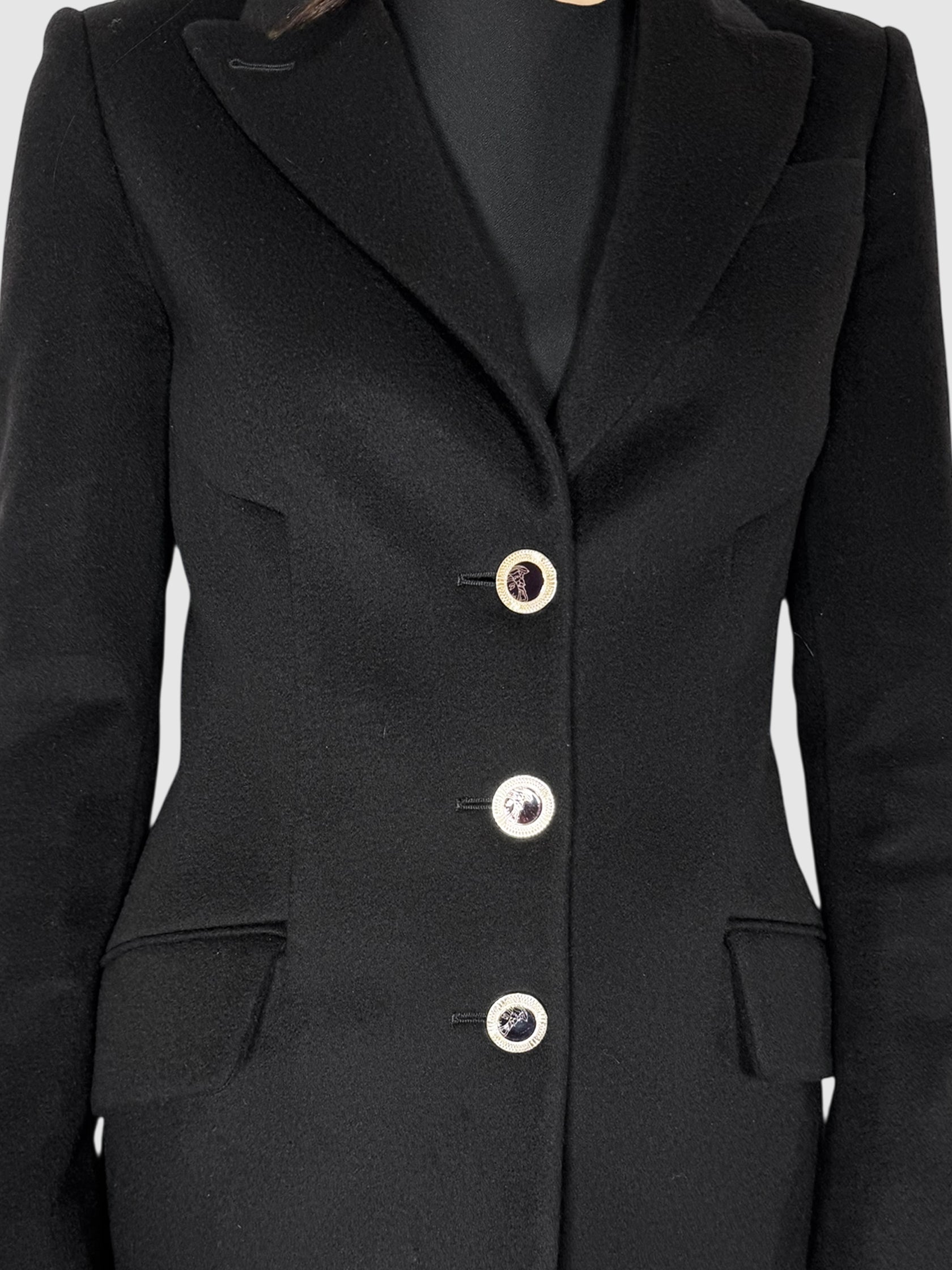 Cashmere Button-Up Coat