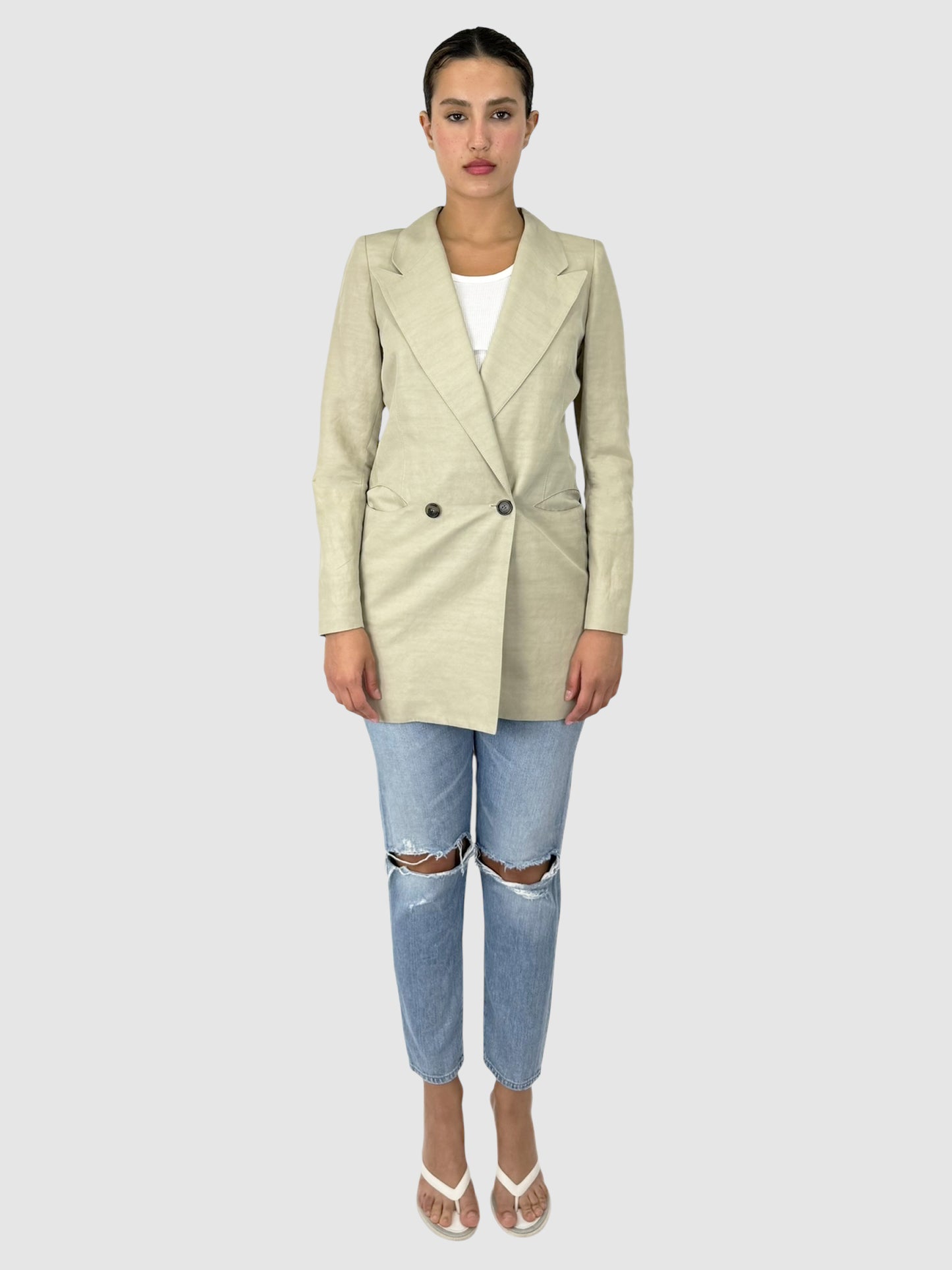 Double-Breasted Blazer