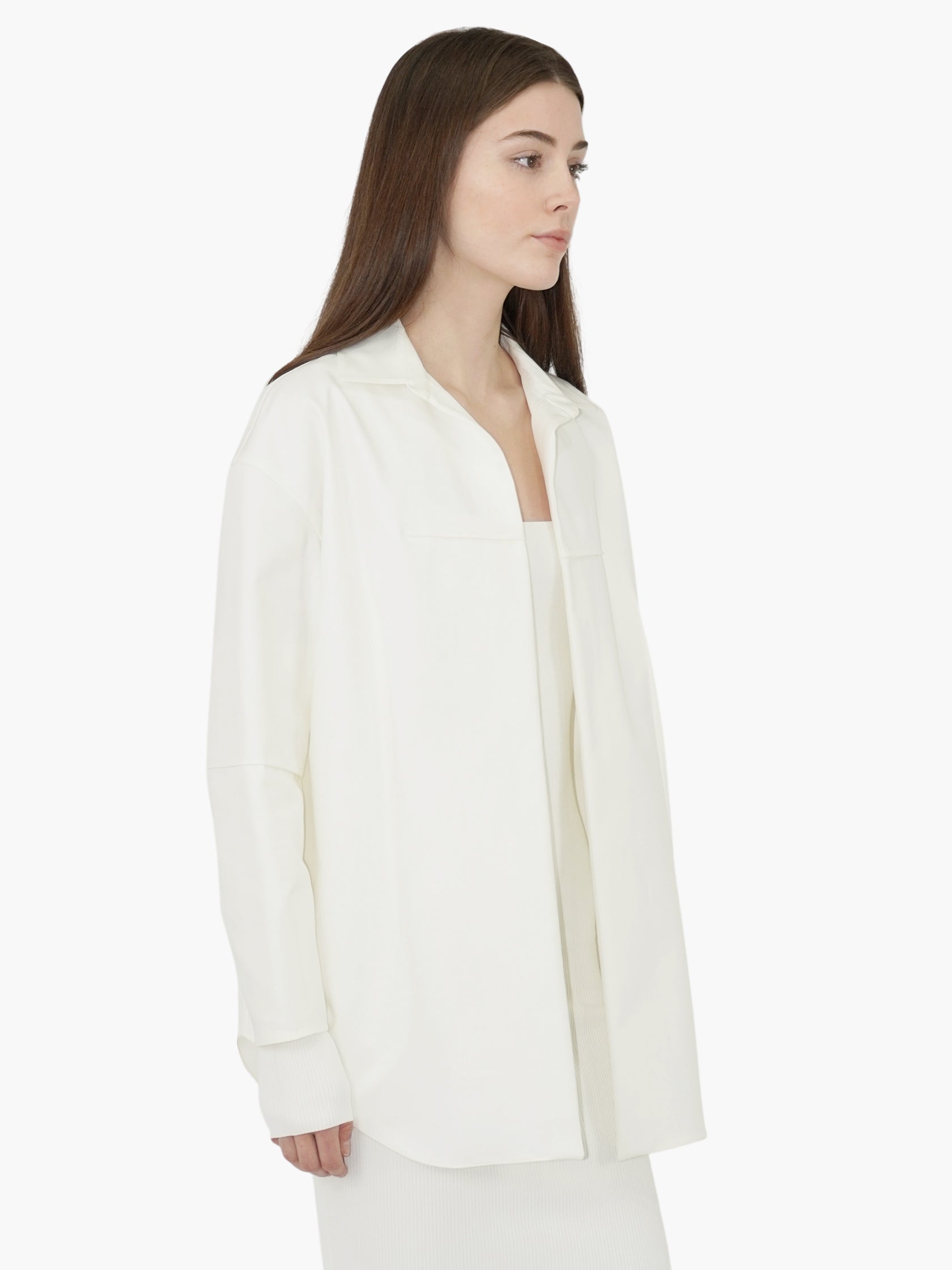 Paneled Open Jacket